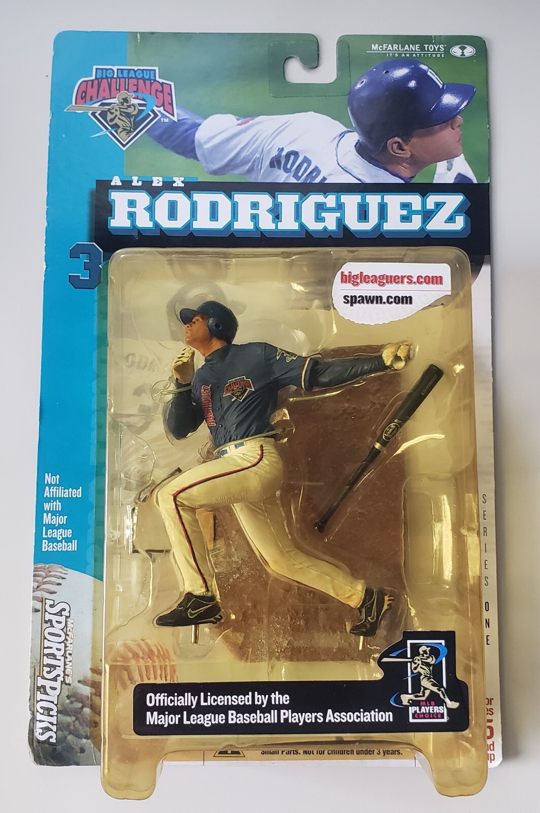 2000 Alex Rodriguez #3 MLBPA Figurine McFarlane Spawn Big Leaguer SERIES 1 MLB