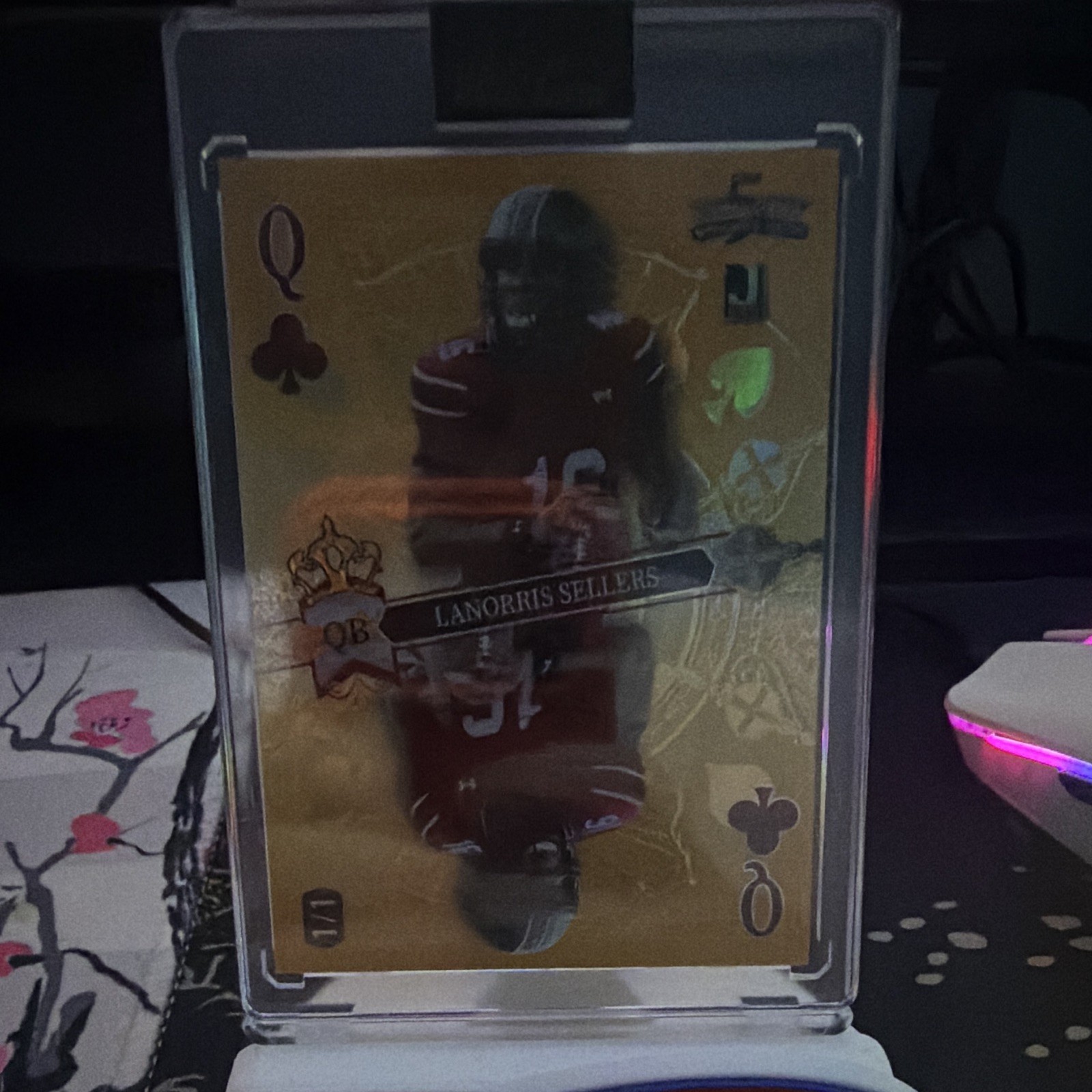 Wild Card LaNorris Sellers South Carolina Gamecocks 1/1 NCAA Insert #SDPC-LSN