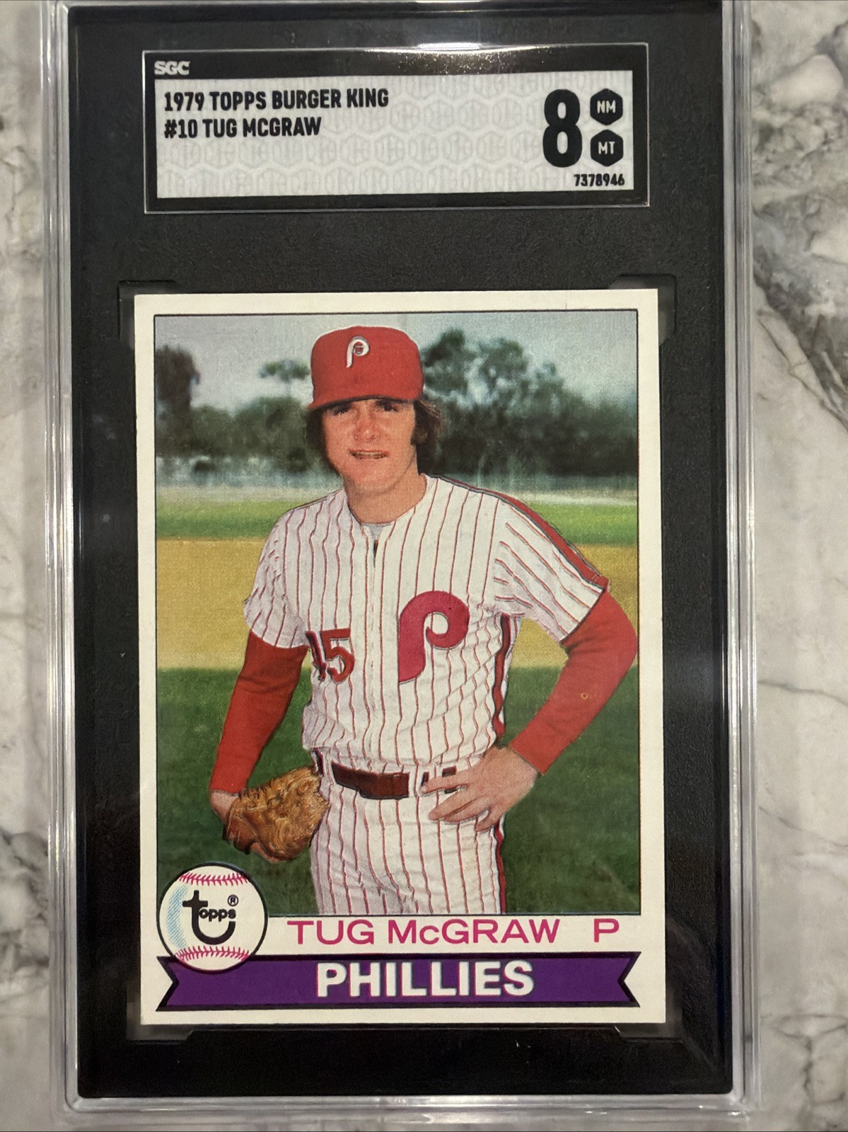 1979 Topps Burger King – Restaurant Philadelphia Phillies Tug McGraw #10