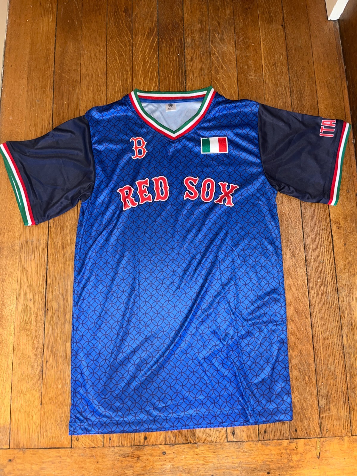 Exclusive Red Sox Italian Jersey from Fenway Italian Night (medium)