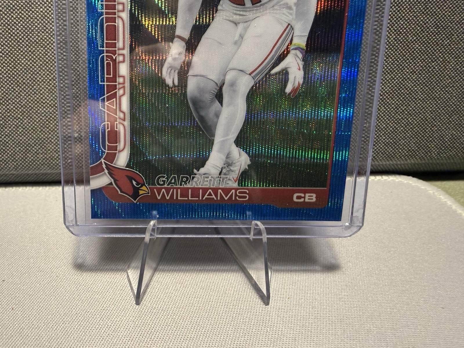 2025 Topps Chrome Football #6 Garrett Williams Blue Wave Refractor /150