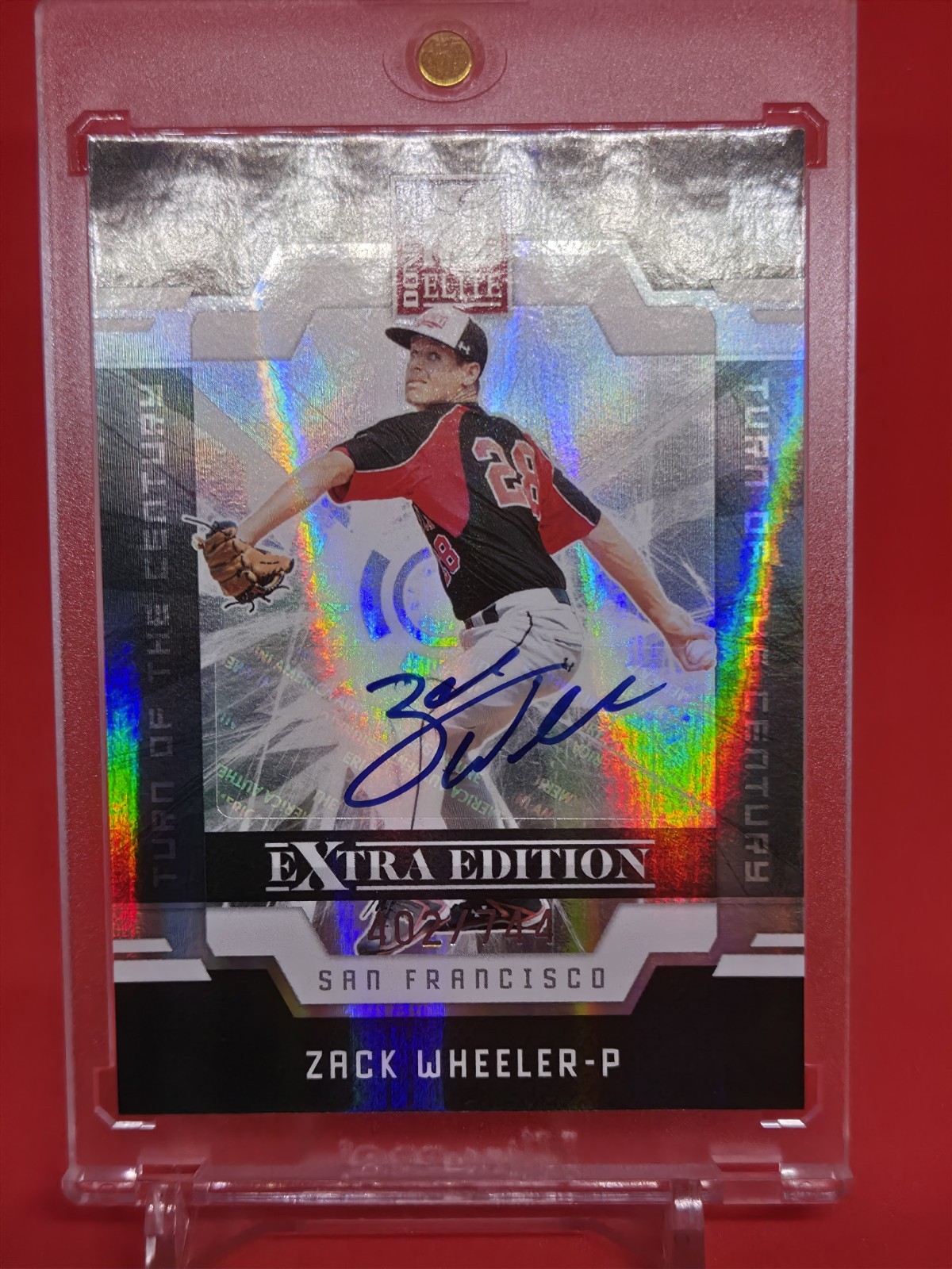 2009 Donruss Elite Extra Edition Zack Wheeler #5 Turn of the Century /744 Mint🔥