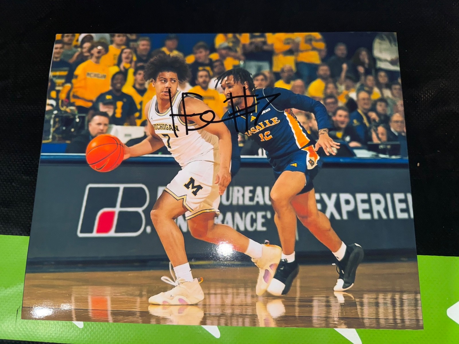 Howard Eisley Jr champs Michigan Wolverines basketball signed 8×10 photo