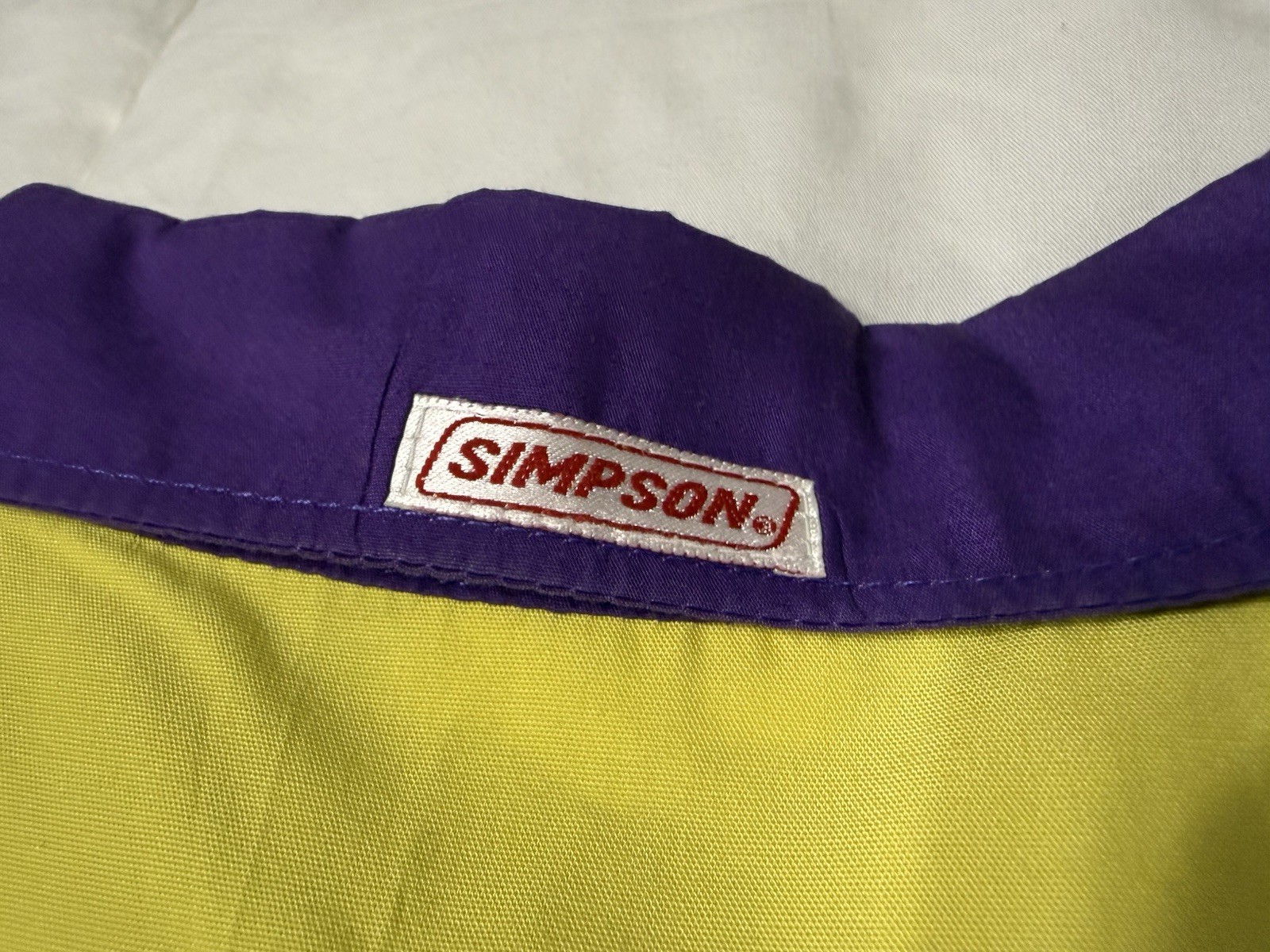 Simpson NASCAR Bully Hill Vineyards Ron Fellows Pit Crew Shirt XL Signed #87