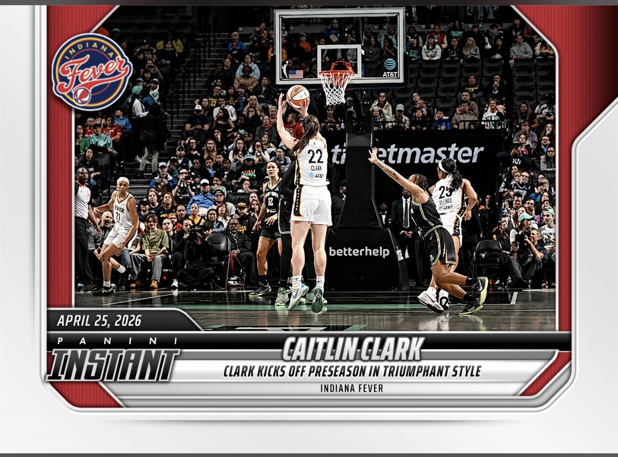 2026 Panini Instant WNBA #13 Caitlin Clark Indiana Fever PRESALE