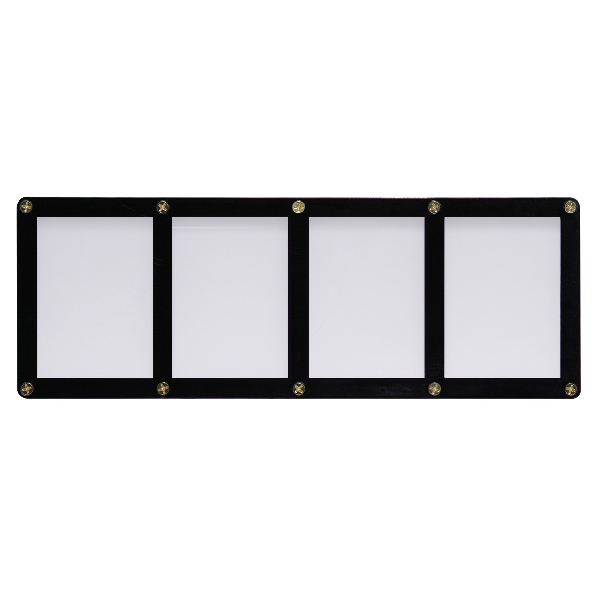 Ultra PRO Durable Frames with Recessed Area 4 Card Black Frame Screwdown Storage