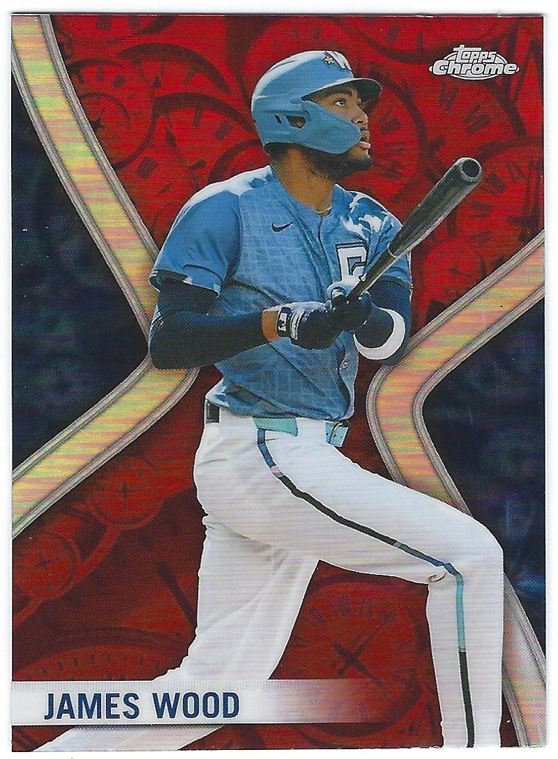 2026 Topps Series 1 James Wood # BTP-7 Flagship Big Time Players Refractor
