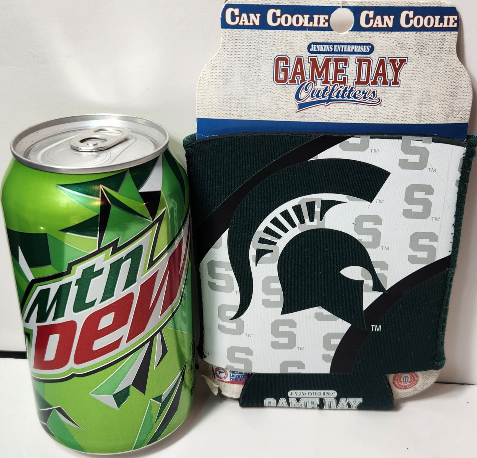 Michigan State Spartans Collectible Premium 12oz Can Coolie/Koozie (Heavy Duty)