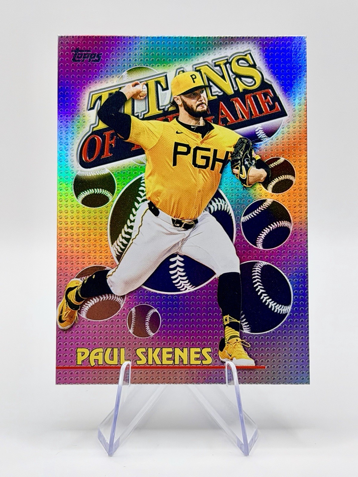 Paul Skenes Topps 2026 Series 1 Pittsburgh Pirates Titans of the Game #TOG-14