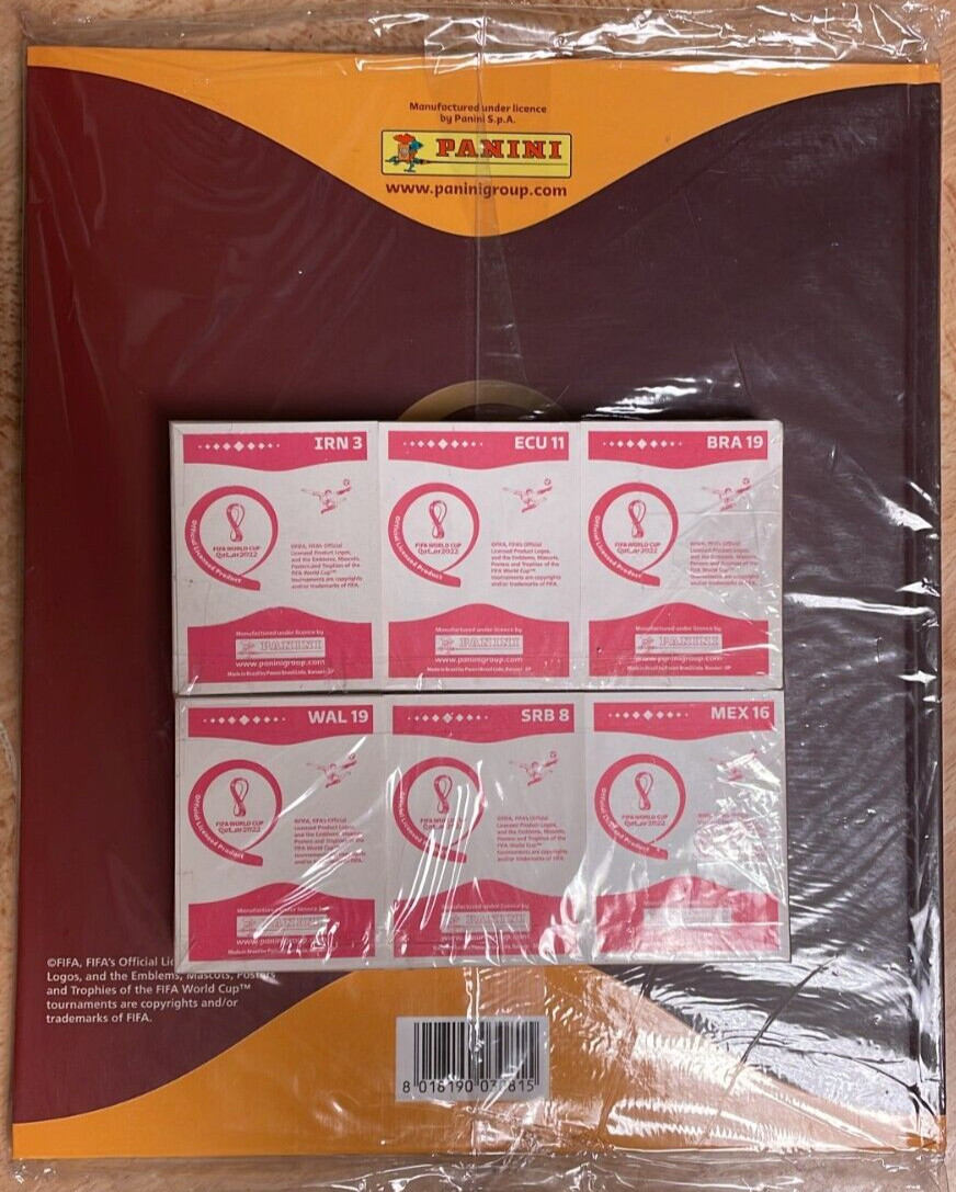 Panini Fifa World Cup Qatar 2022 Complete collection – Full Stickers Hard Cover