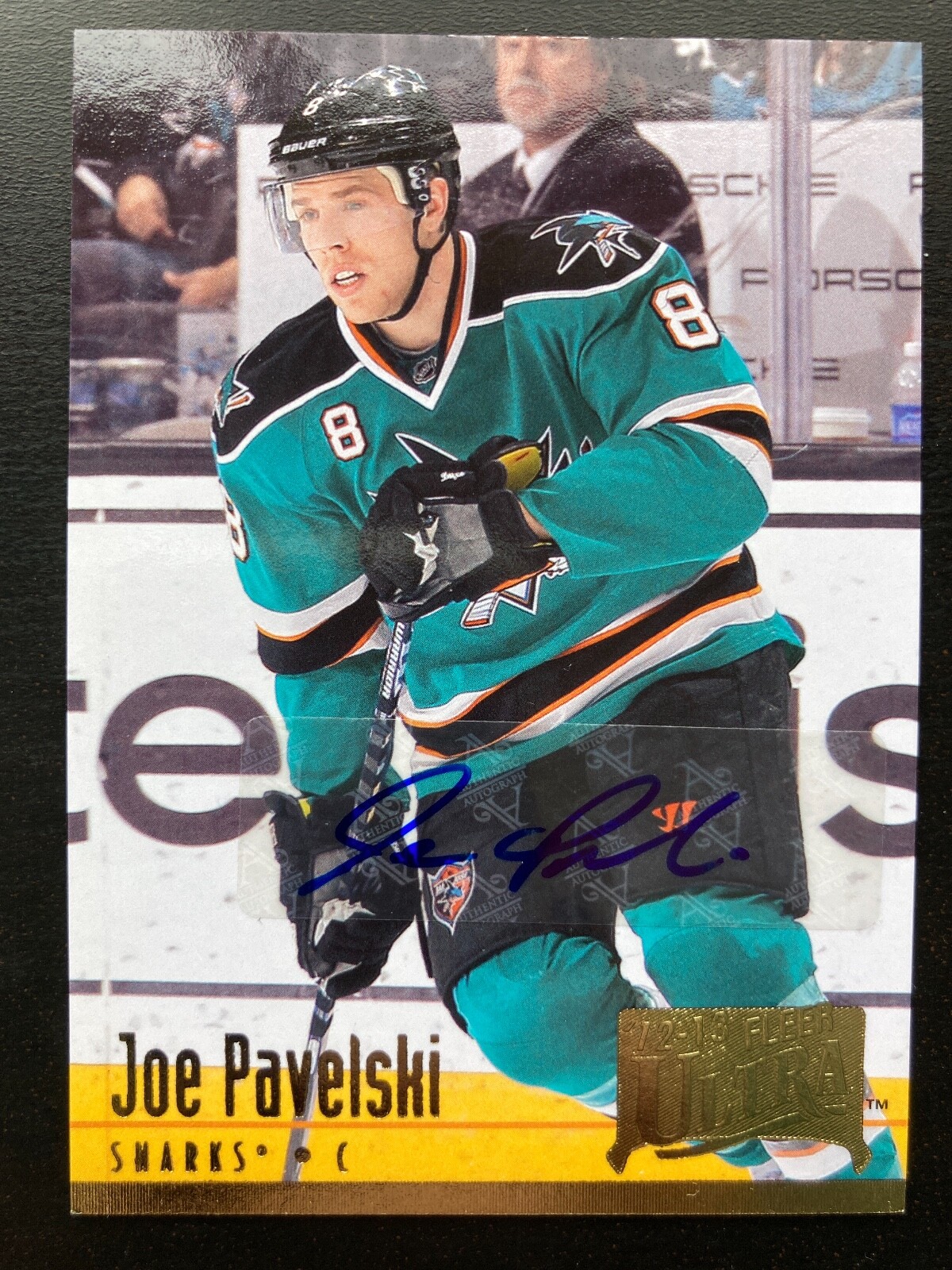 2012-13 Fleer Auto Joe Pavelski Autograph