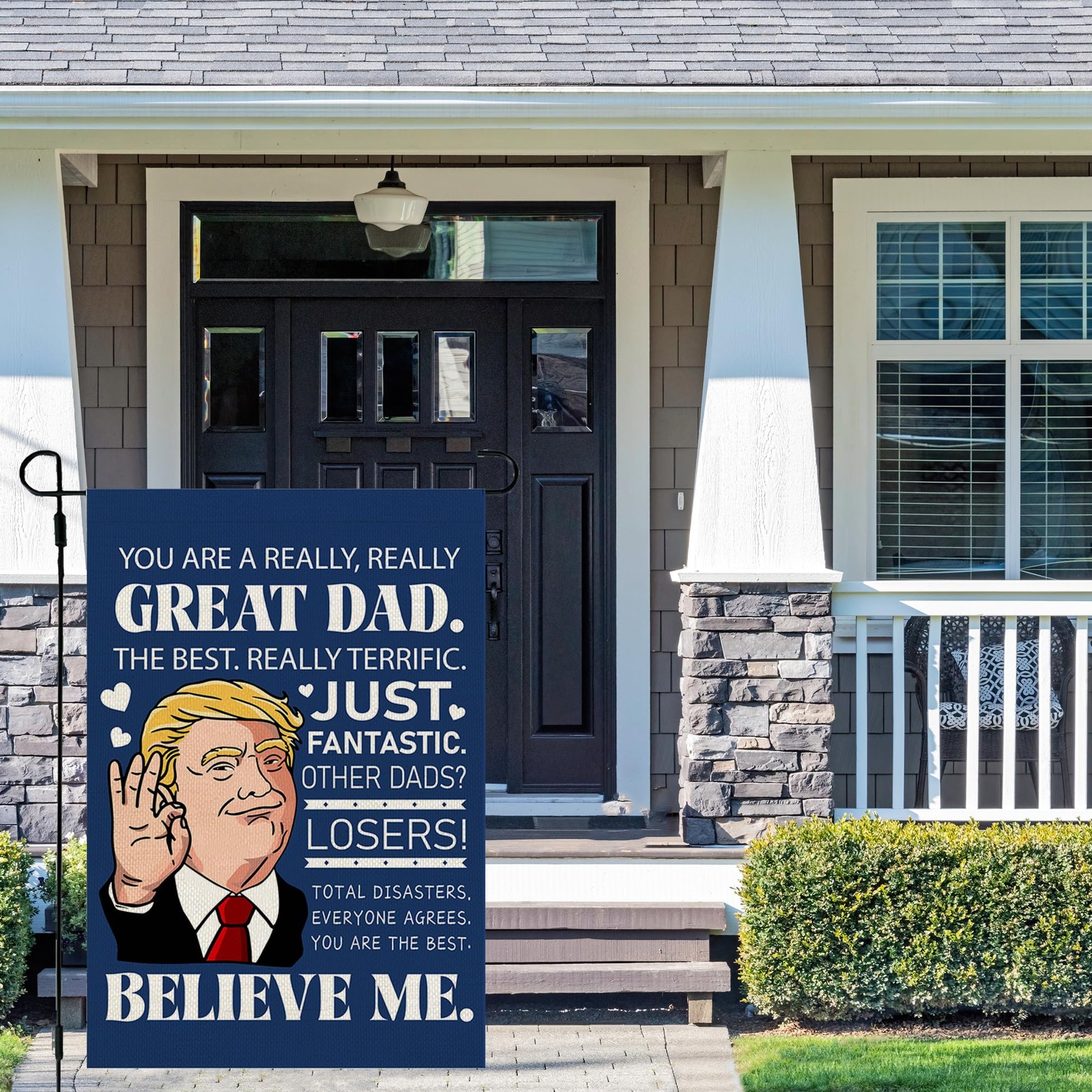 Fathers Day Decorations Happy Father’s Day Garden Flag Best Dad Banner Fathers