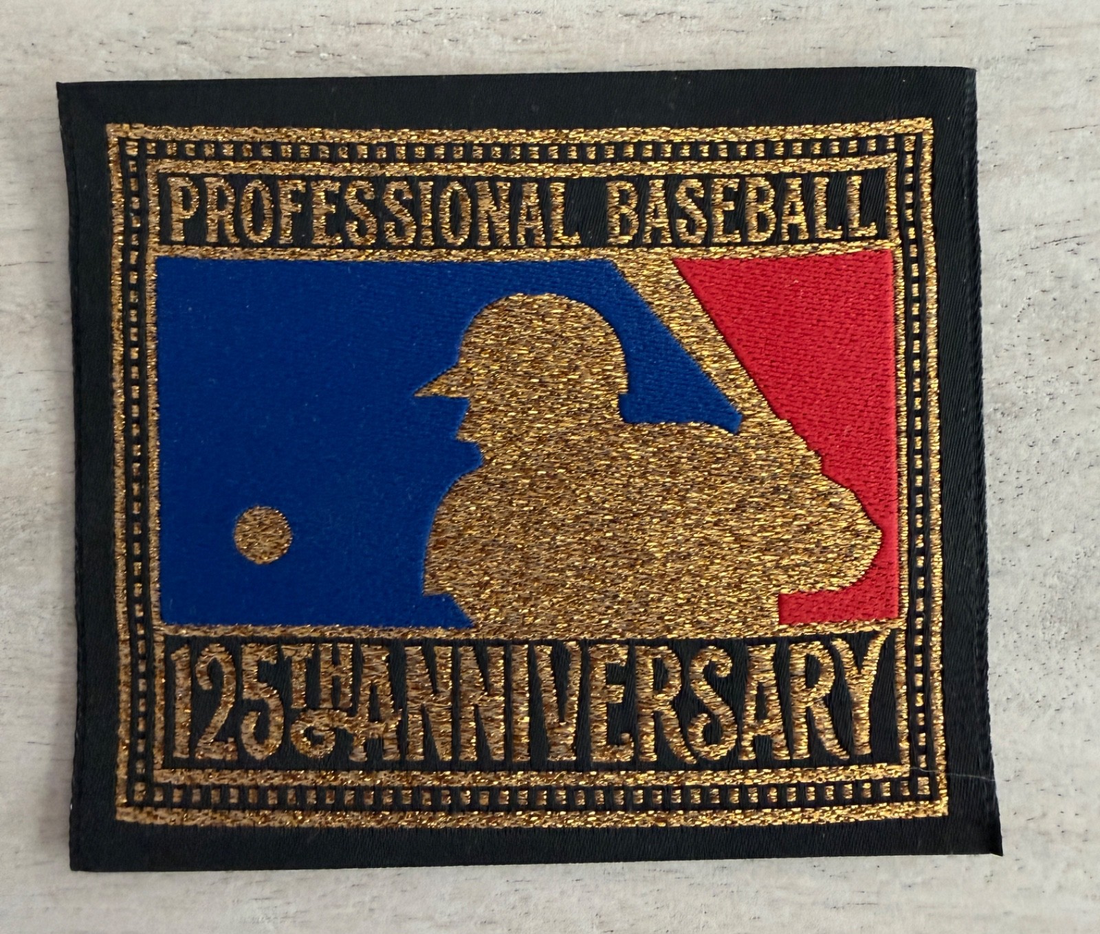 1994 Professional Baseball MLB 125th Anniversary Season Logo Jersey Sleeve Patch