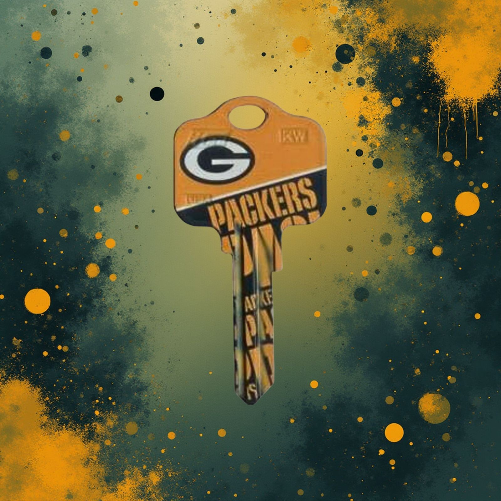 Officially Licensed NFL Football Team House Key Blank, Kwikset Schlage