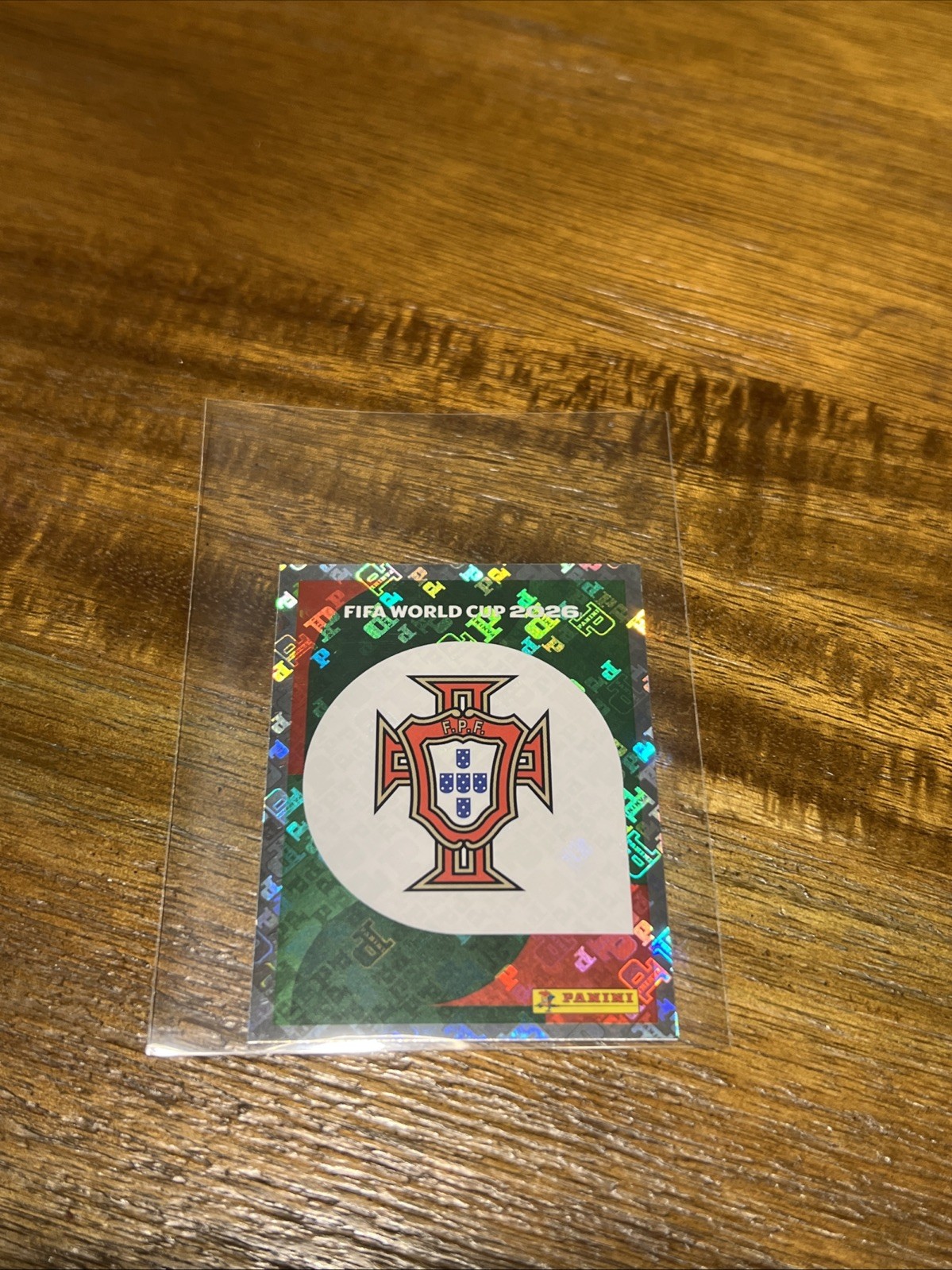 Panini FIFA World Cup 2026 Portugal Team Crest Sticker POR 1