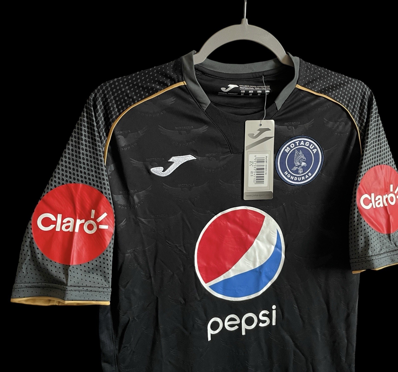 NEW 2018 FC Alt Kit Joma Motagua Honduras Pepsi Soccer Jersey Men’s Medium