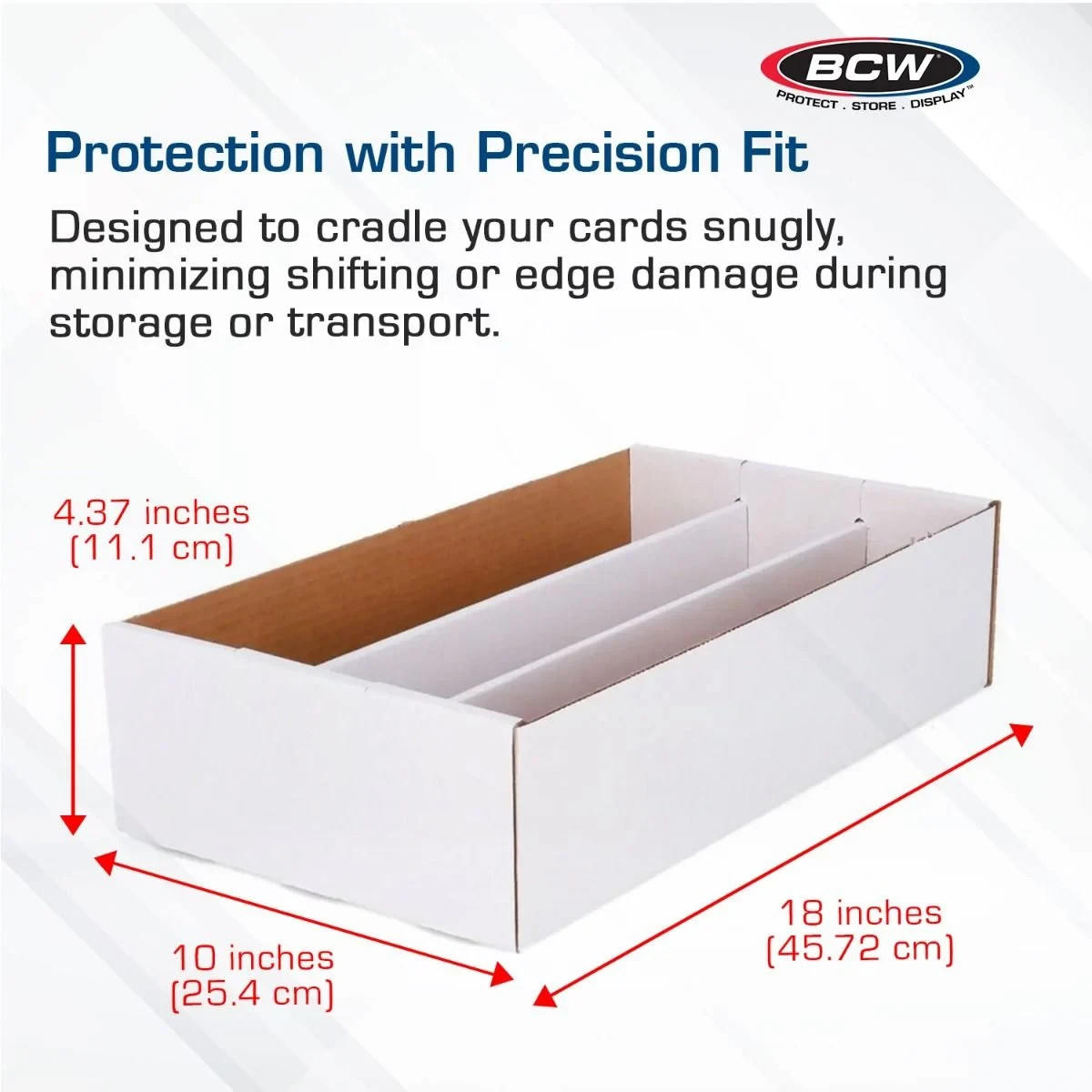 BCW Super Shoe Storage Box (3,000 CT.) Holds over 600 Top Loaders