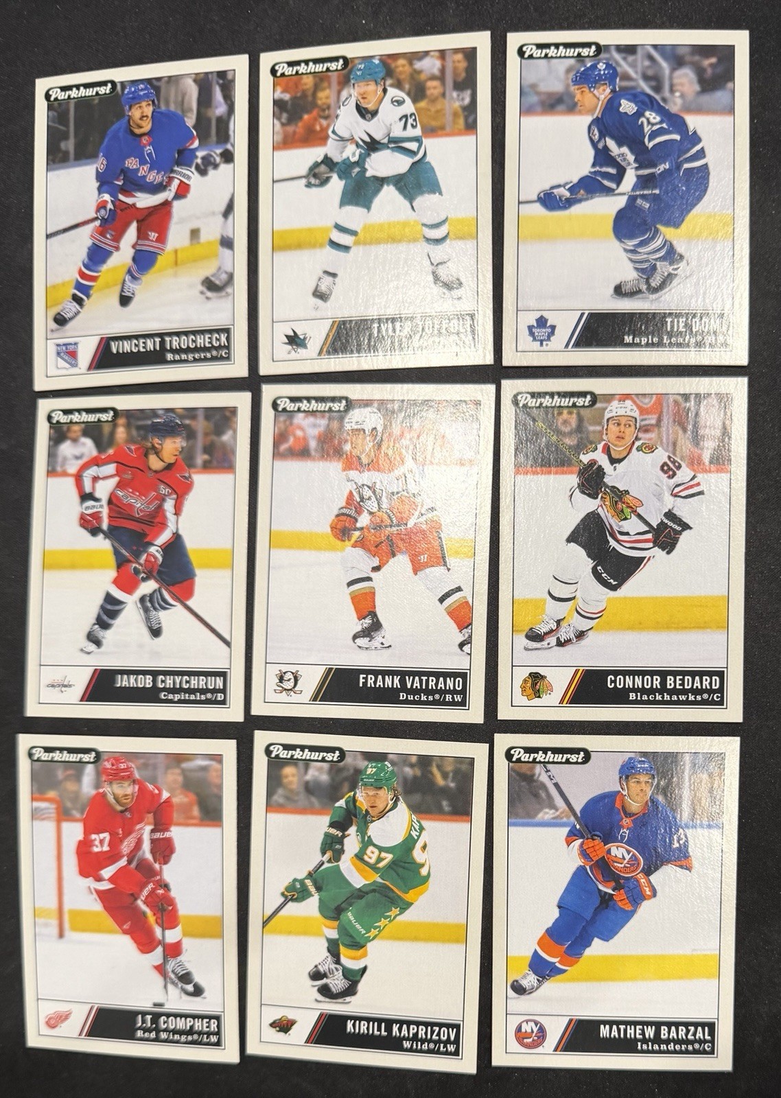 2025-26 Parkhurst Champions Hockey – Set Builder #1-250 w/ Rookies – You Pick!