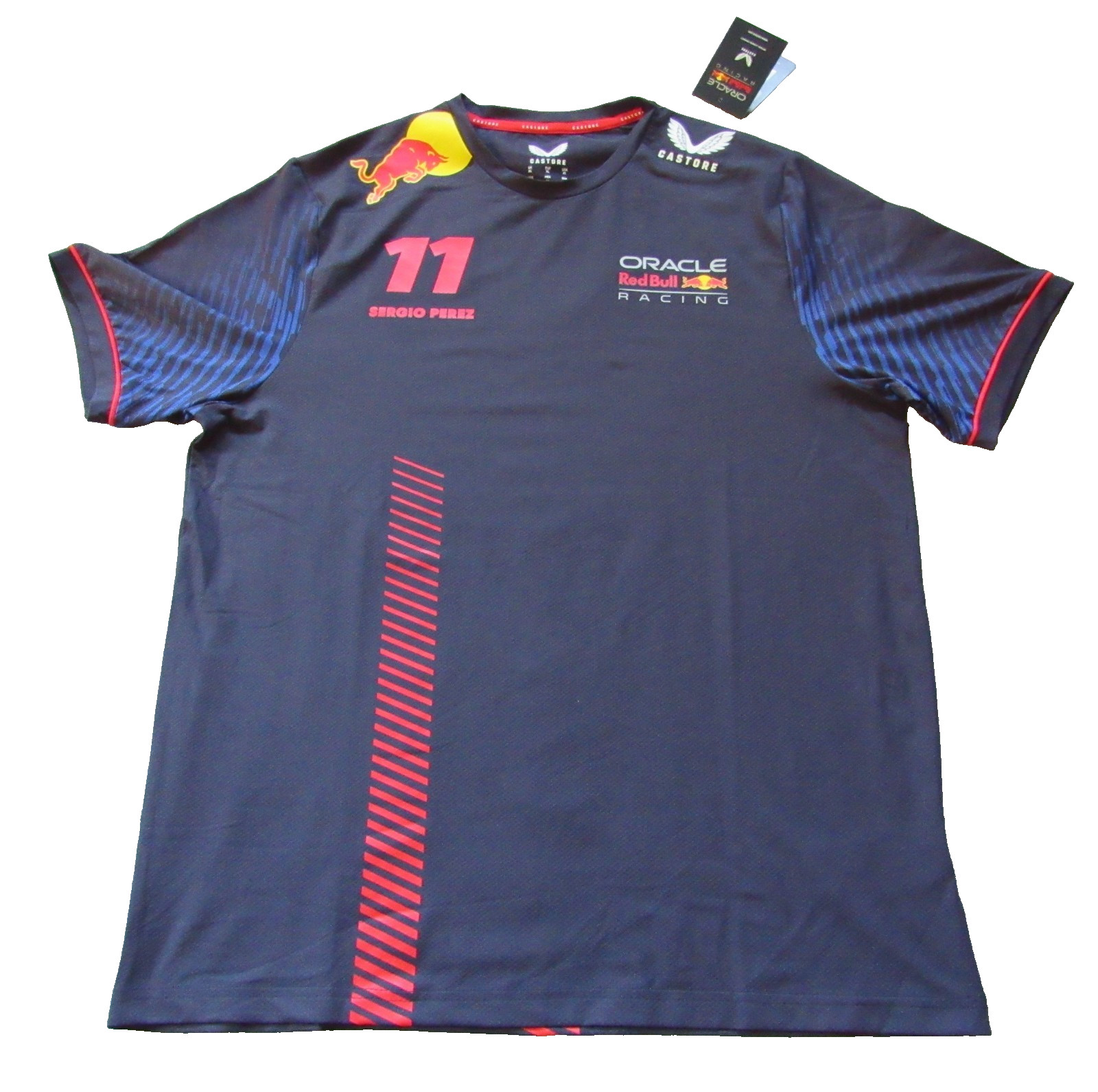 Red Bull Racing F1 Sergio “Checo” Perez Stretchy Performance Driver T-shirt XL