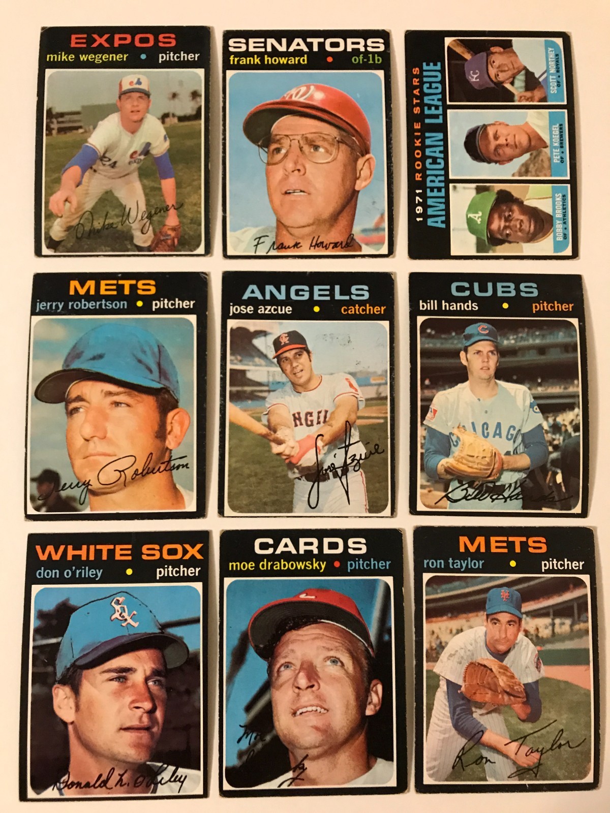 1971 Topps Baseball – #s 524 – 752 – You U Pick – High Numbers – VG -Pr-See Pics