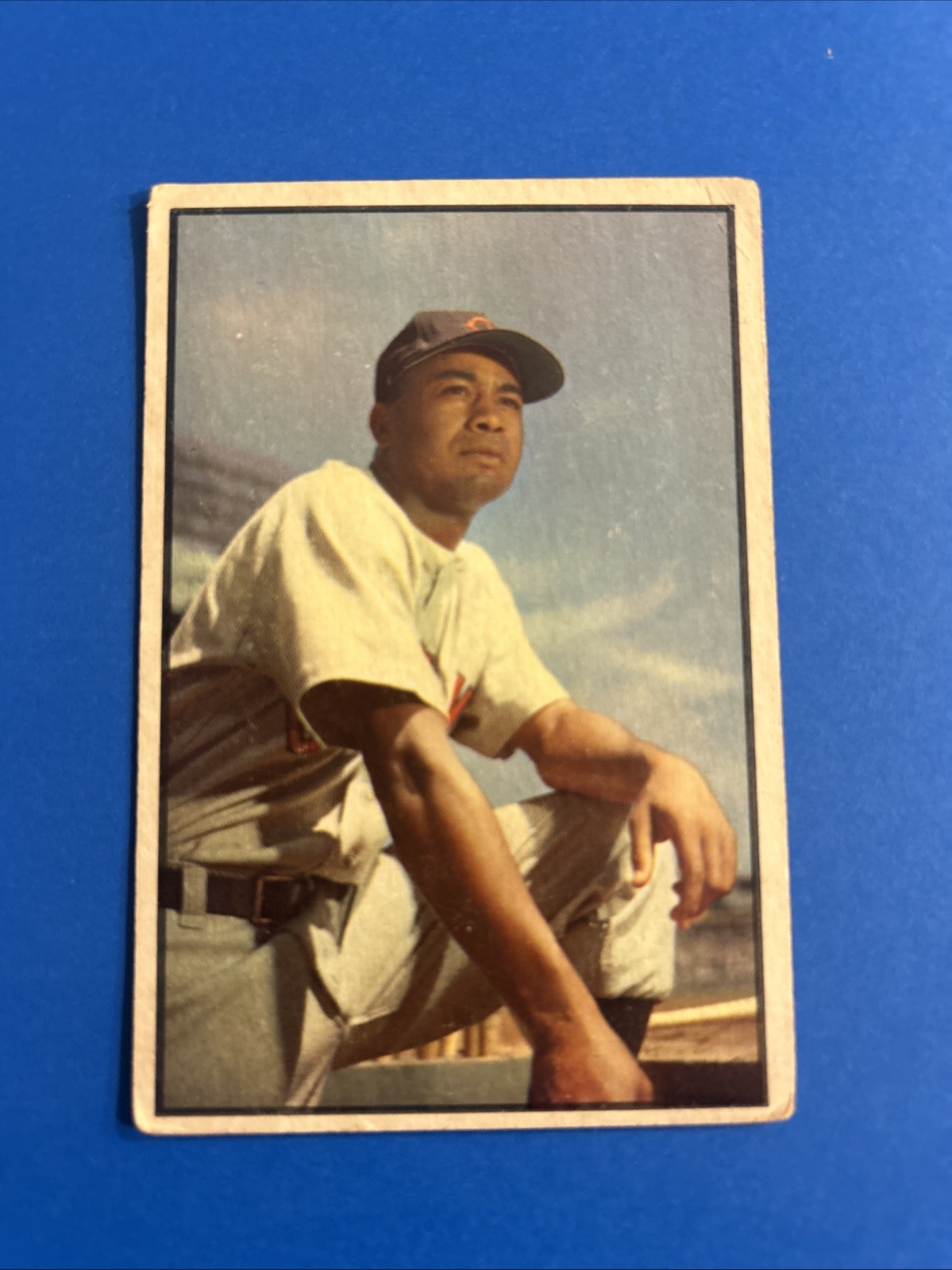 1953 Bowman Set-Break # 40 Larry Doby LOW GRADE
