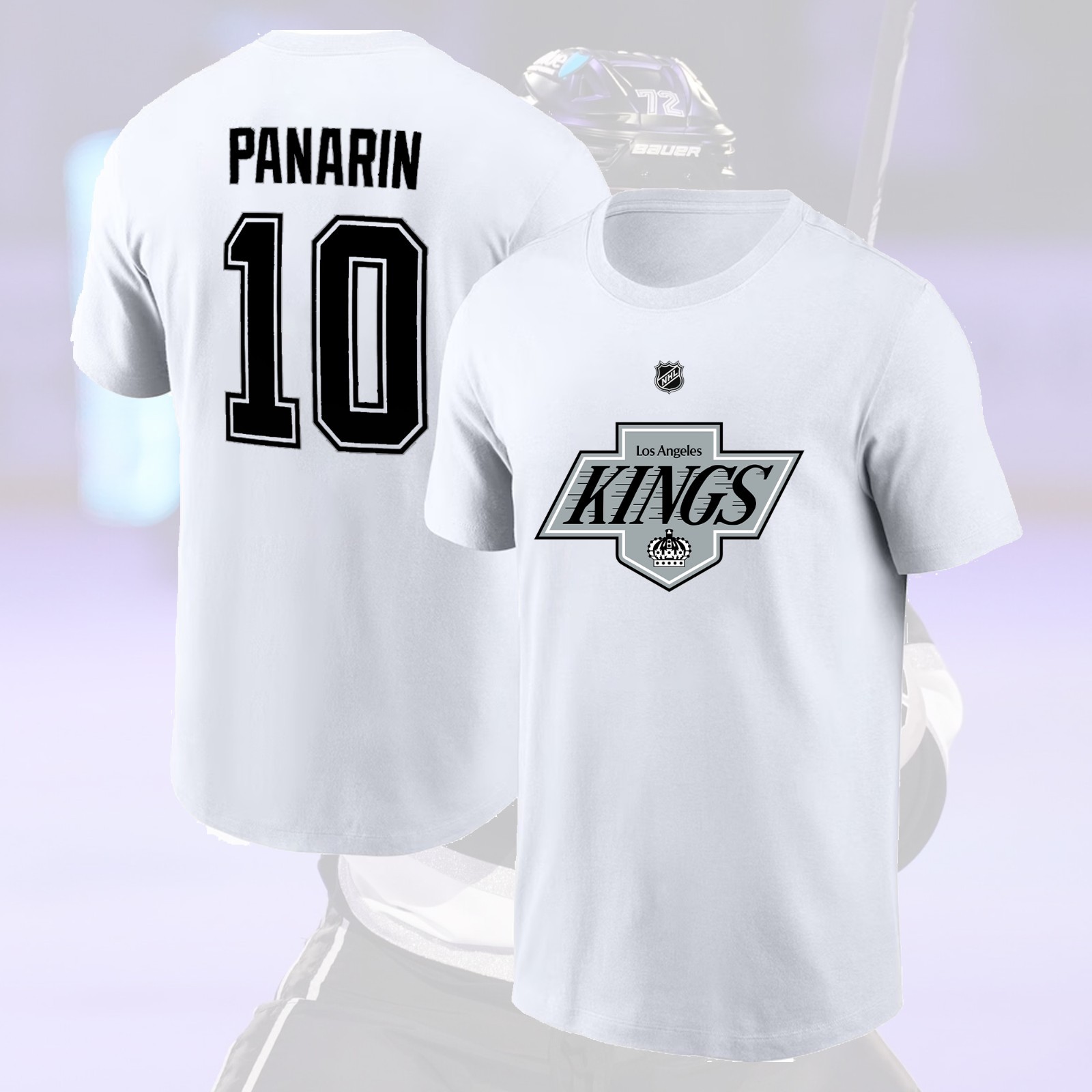 NEW – Artemi Panarin #10 Los Angeles Kings 2026 Player Name & Number Fan Look