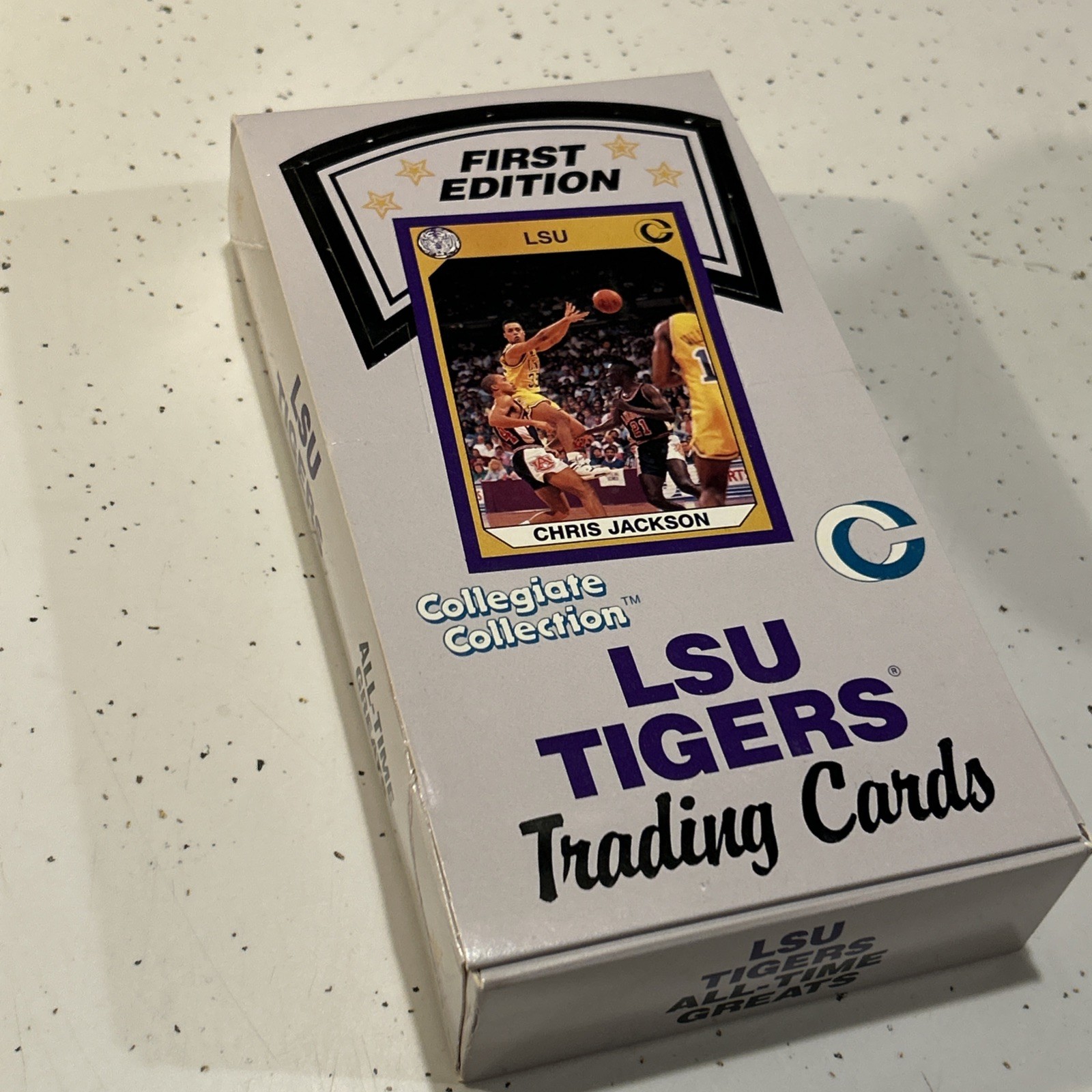 1990 LSU Tigers NCAA Collegiate Collection First Edition Wax Box! 36 Packs