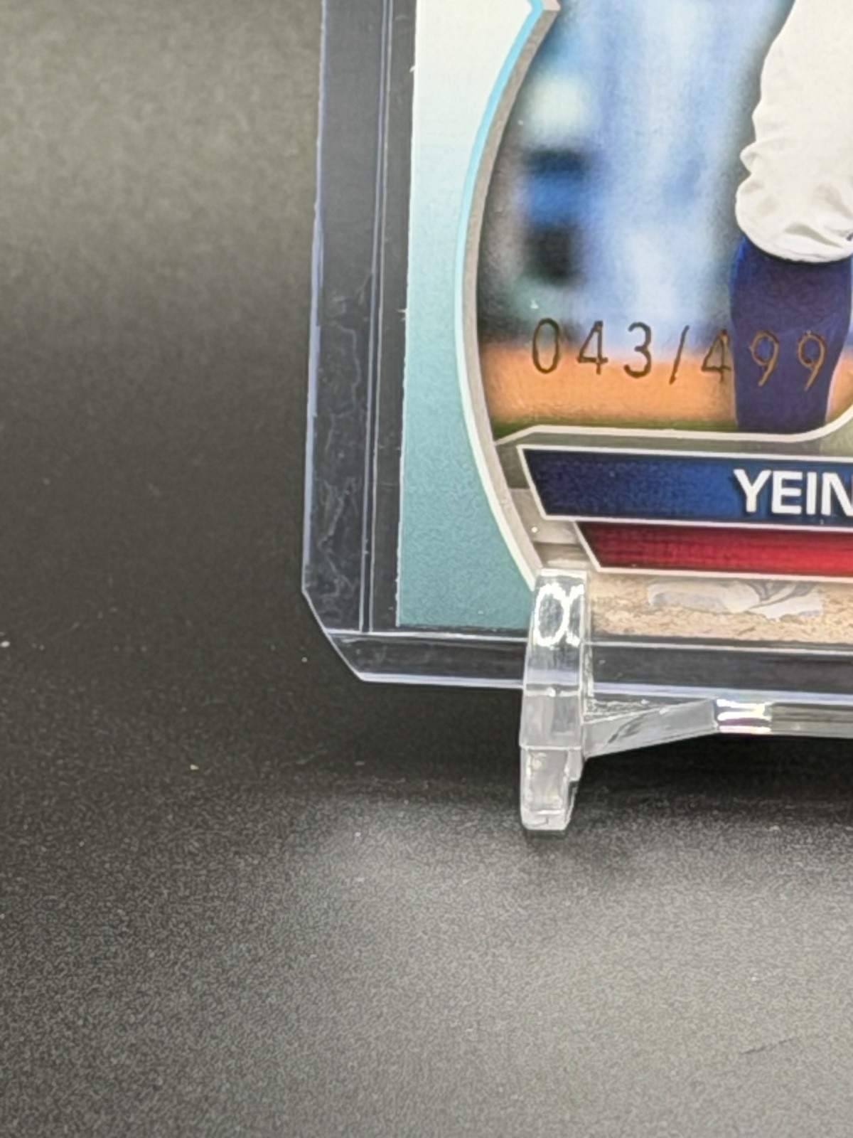 2023 Bowman 1st Edition #BP-138 Yeiner Fernandez Blue /499 1st Dodgers