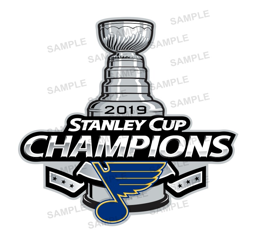 St Louis Blues 2019 Champions Hockey Precision Cut Decal