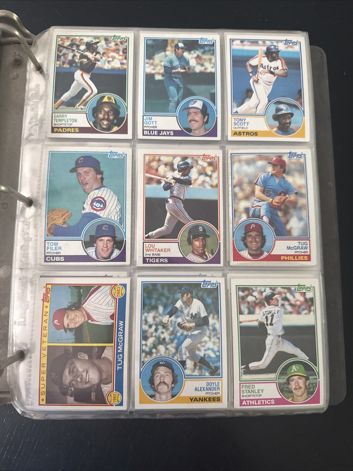 1983 Topps Baseball Cards 397-594 +Rookies -You Pick- MLB Trading Card