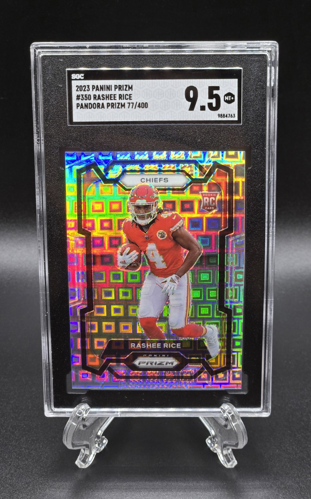 2023 Prizm Rashee Rice Pandora Prizm (RC) /400 #350 SGC9.5