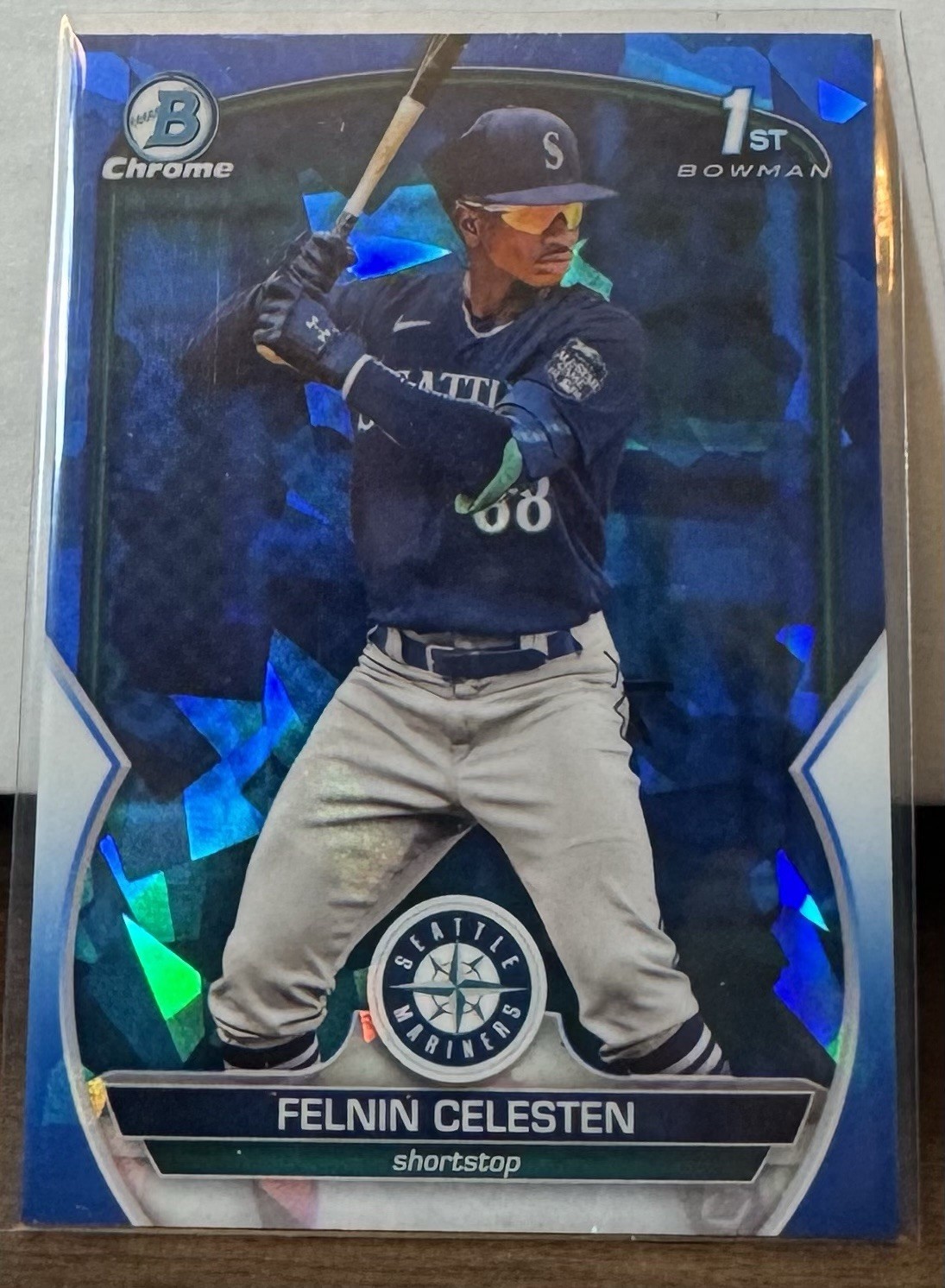 2023 Bowman Chrome Sapphire Edition – Prospects Felnin Celesten #BCP-156 (RC)