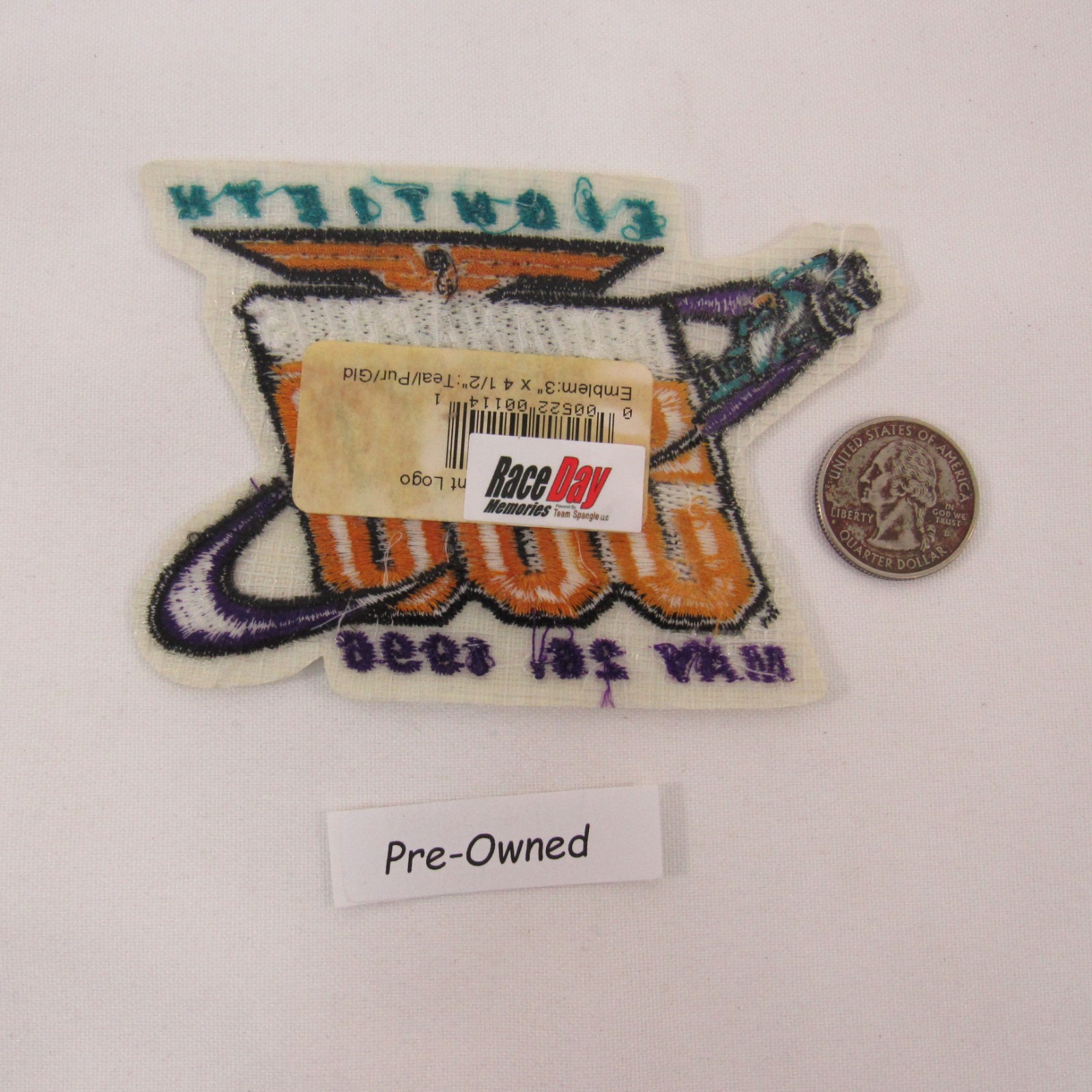 1996 Indy 500 Event Collector Emblem Patch Iron-On-Patch Buddy Lazier Pre-Owned