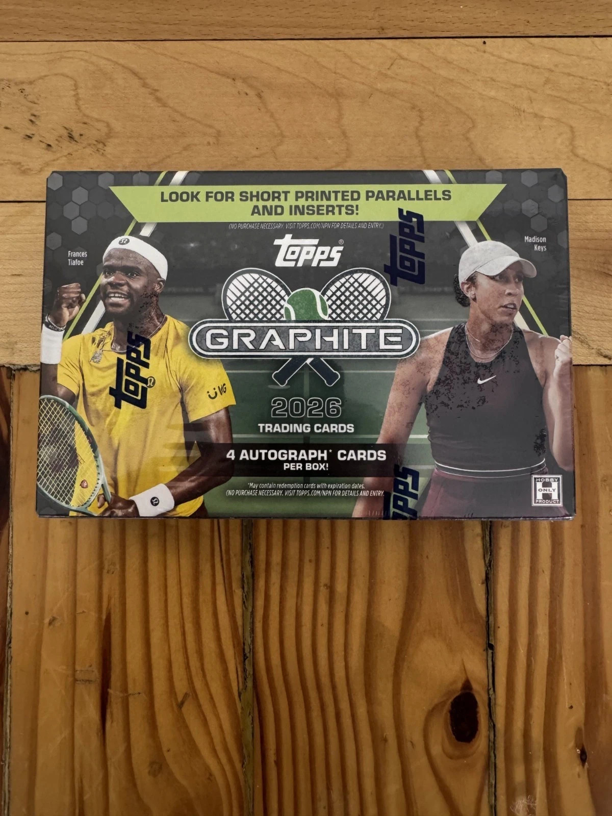 2026 TOPPS GRAPHITE TENNIS HOBBY BOX (4 Guaranteed AUTOs) New Sealed SHIPS ASAP!