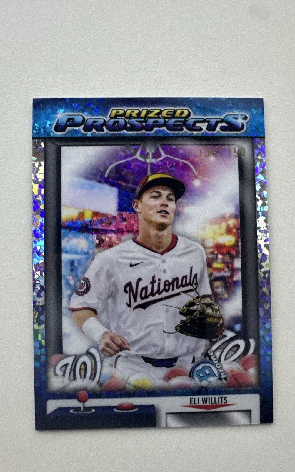 2025 Bowman Draft – Prized Prospects Eli Willits #PP-1 Mini-Diamond Refractor…