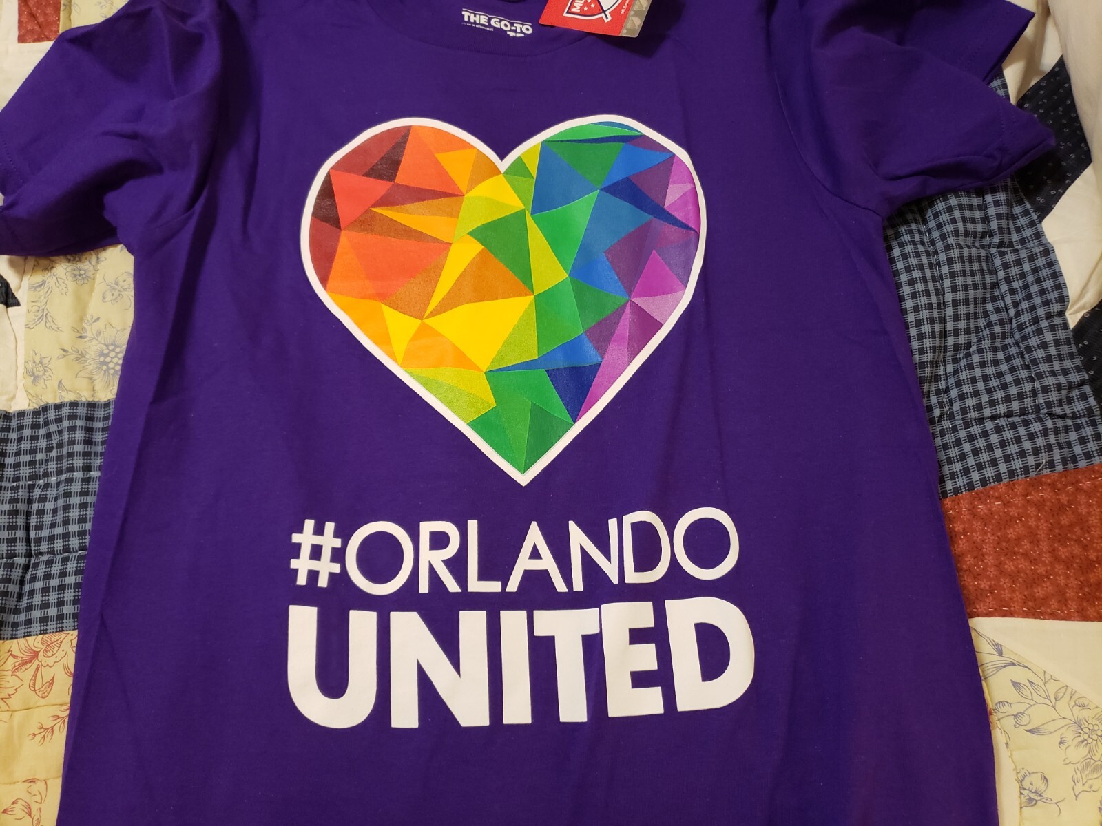 NWT Orlando United Purple Adidas T-shirt Size Small NEW!