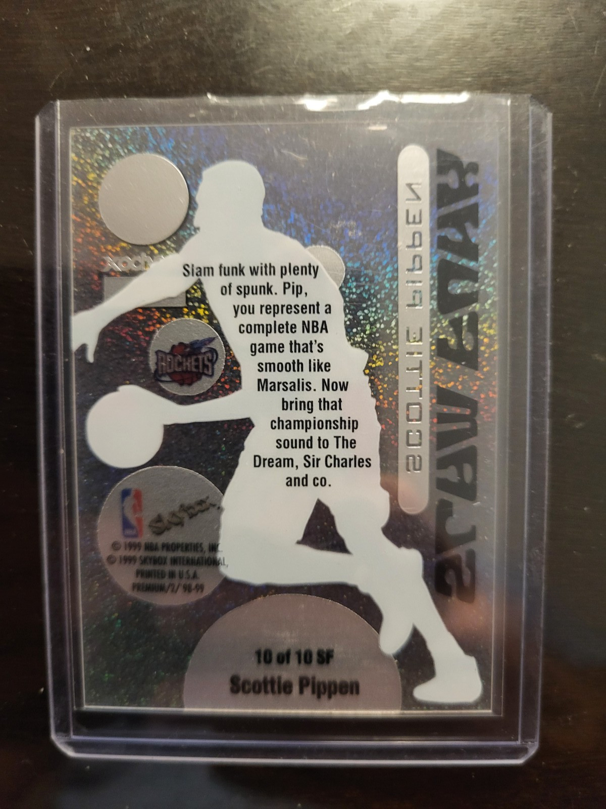 1998-99 SkyBox Premium Slam Funk Scottie Pippen Rare Insert !!