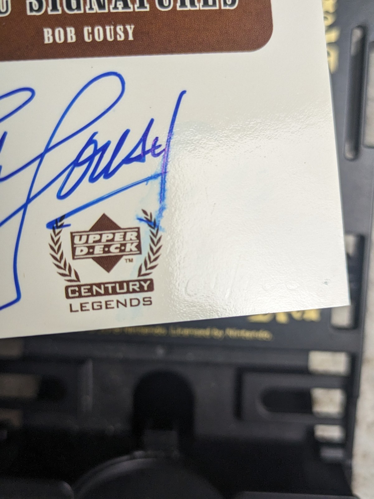1998-99 Upper Deck Century Legends – Epic Signatures Bob Cousy #BC Century x/100