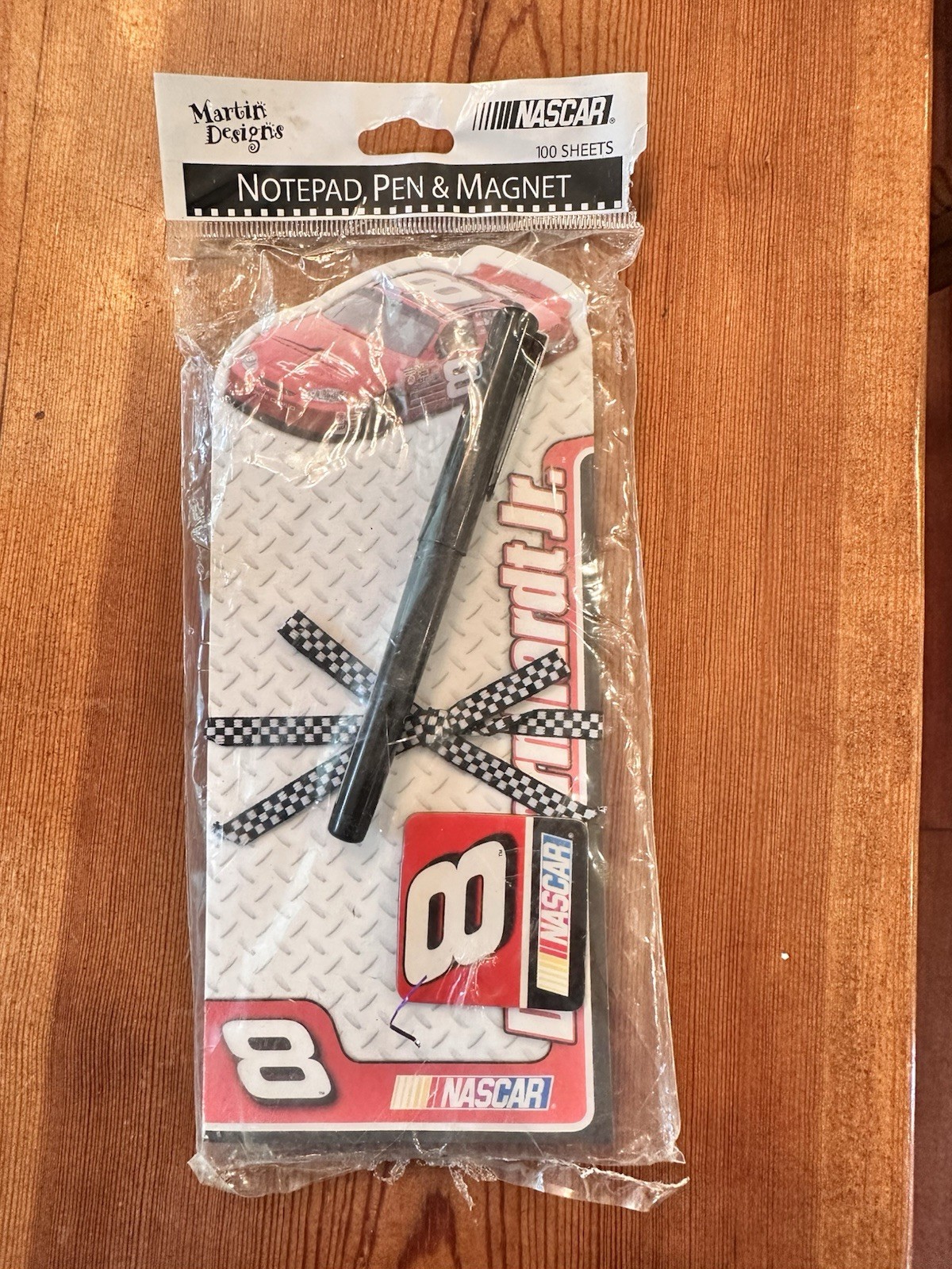Vintage Dale Earnhardt Jr #8 Martin Designs NASCAR 100 Sheet Notepad Set