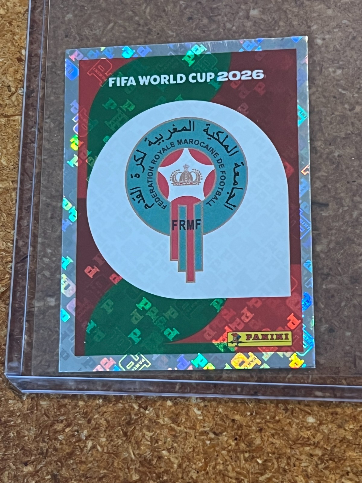 2026 Panini FIFA World Cup Soccer Sticker US Edition # MAR 1 Morocco Foil