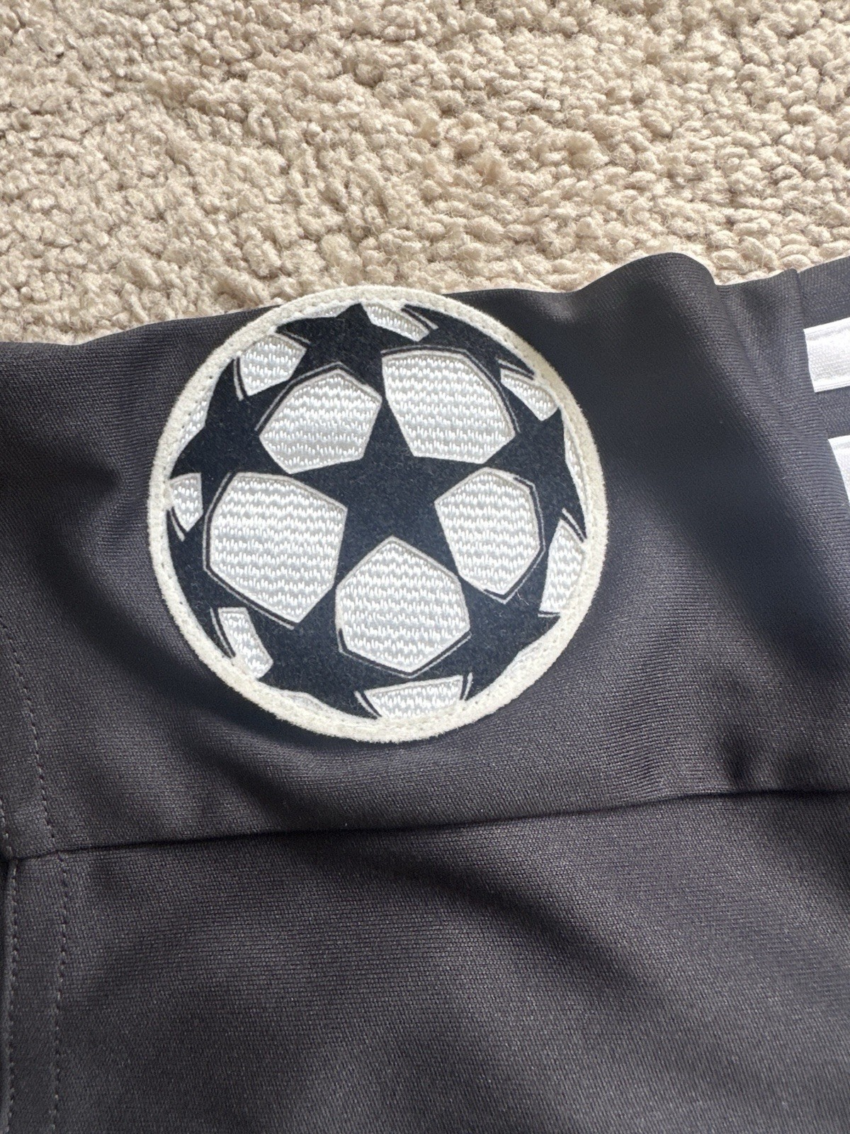 READ NWT Rare Vintage Adidas Real Madrid 2008/09 3rd CL Black Jersey Men’s M
