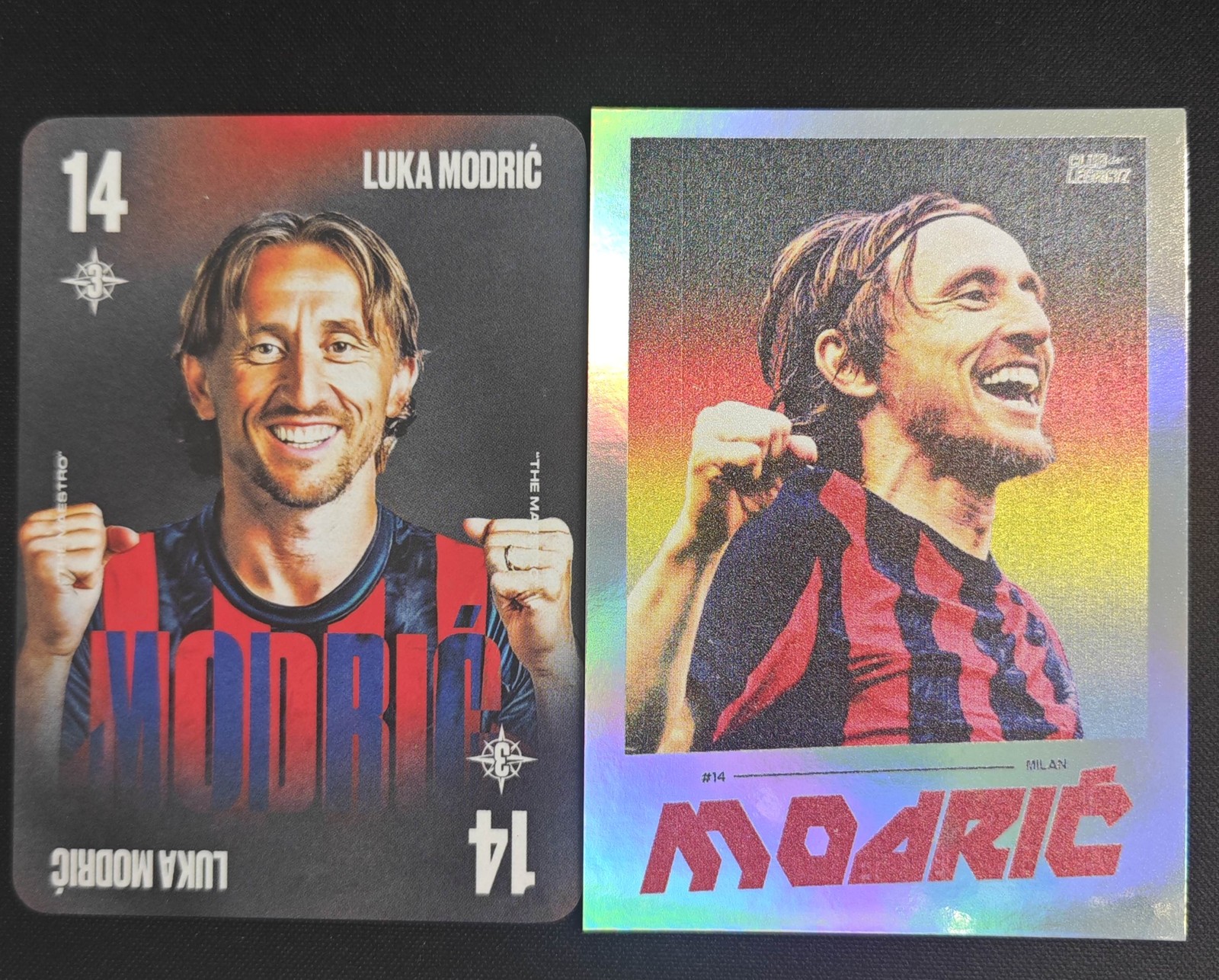 2026 Club Legacyz Luka Modric Limited Edition Set /100 AC Milan Croatia Lot*2