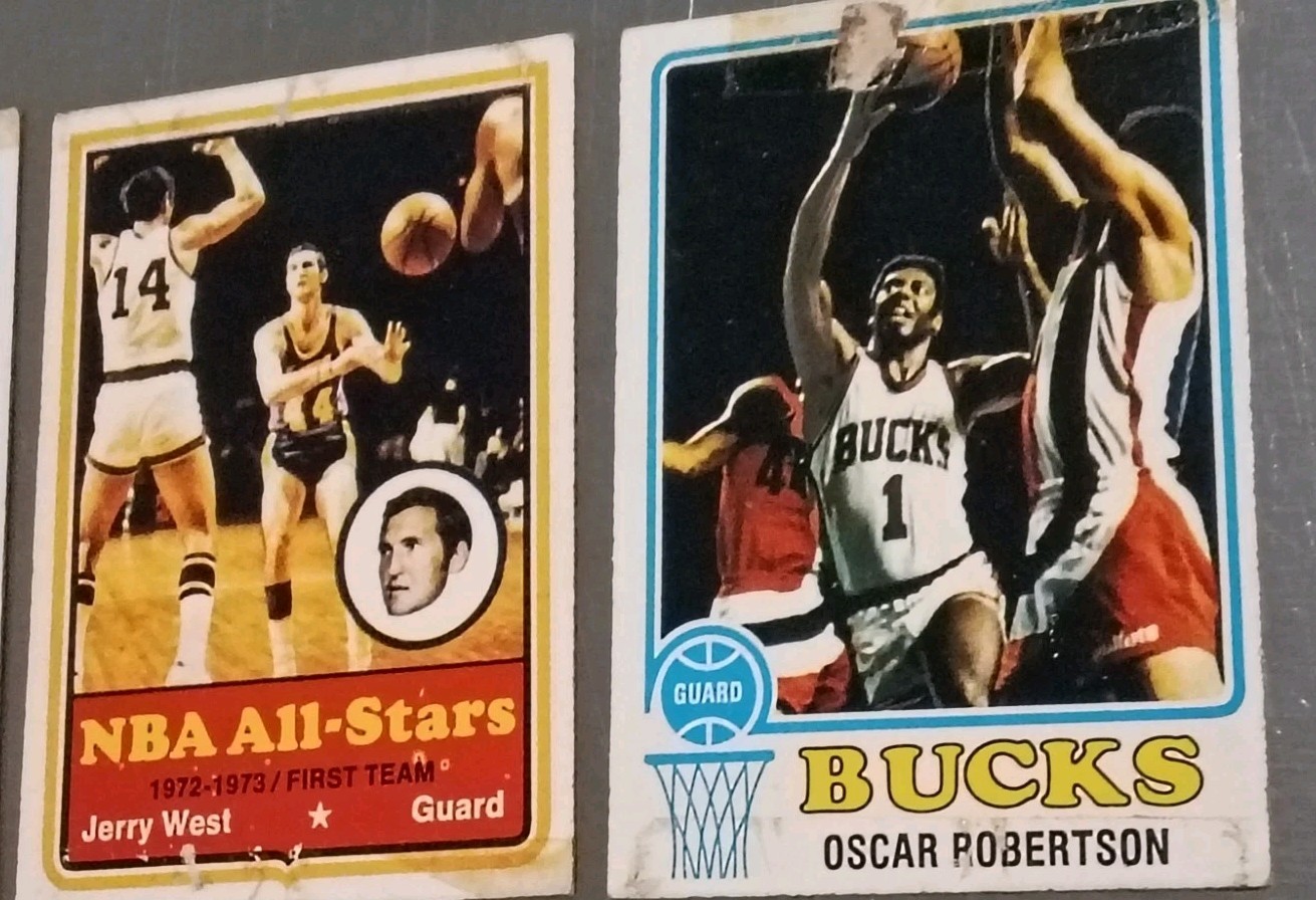 1973-74 Topps Basketball Partial Set Lot (205/264) Wilt Chamberlain Dr J G-VG