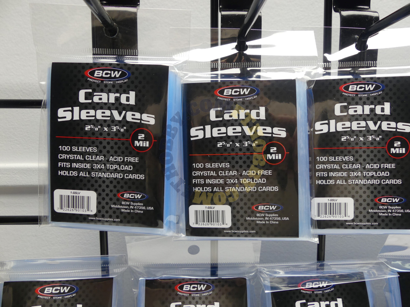 1000 BCW Penny Card Soft Sleeves 10 Packs of 100 for Standard 3×4 Sized Cards