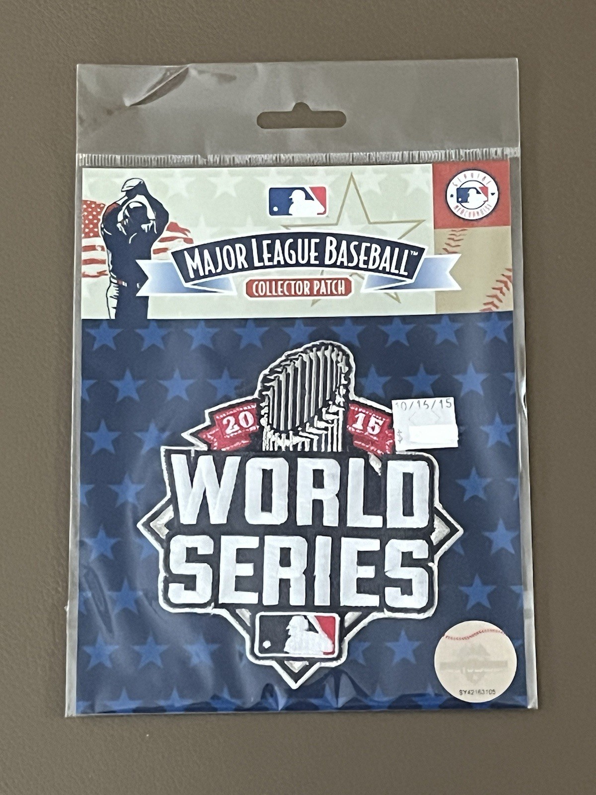Major League Baseball Collector Patch 2015 World Series BNIP SEALED