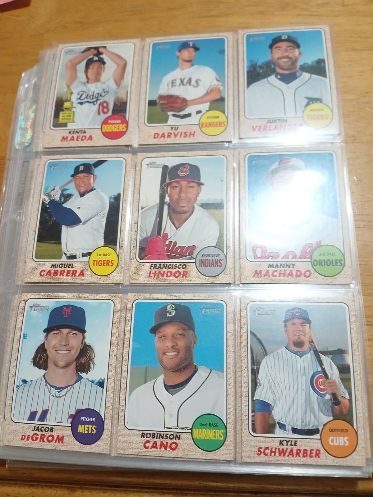 2017 Topps Heritage 91 Card SP 401-500 Lot -9 SHORTPRINT Set Trout Harper Stars