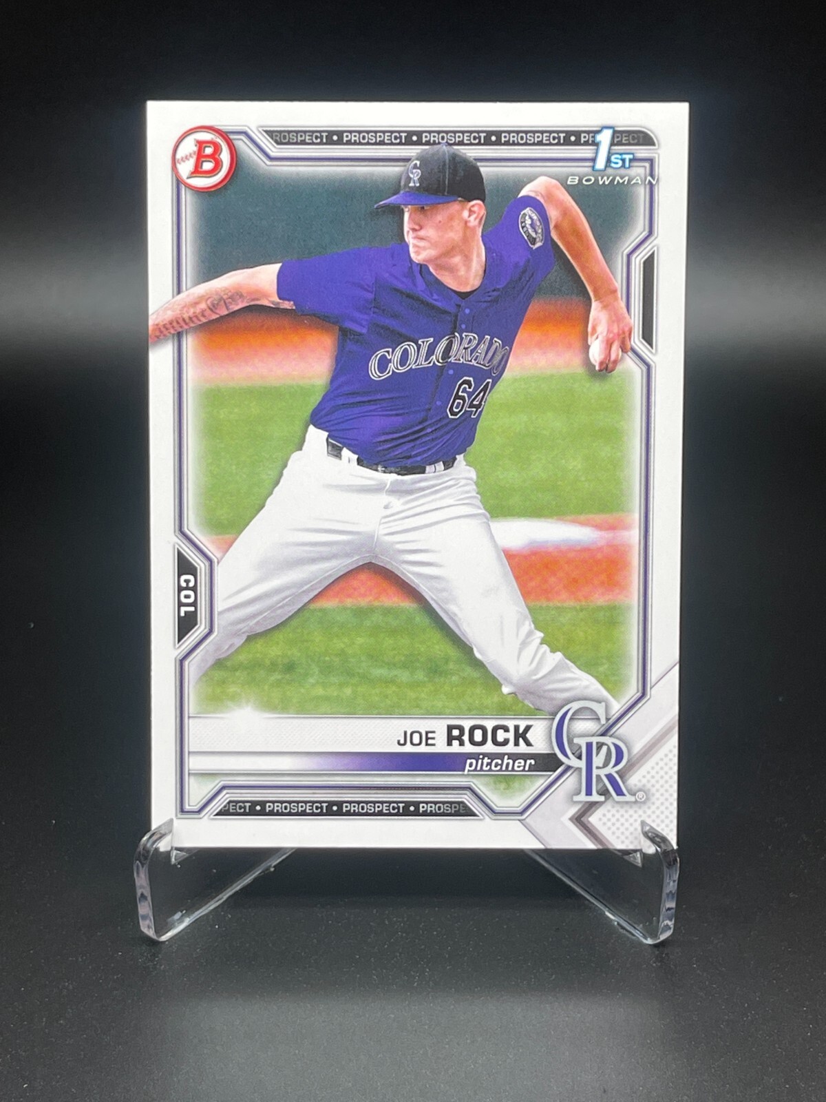 2021 Bowman Draft Paper Joe Rock Colorado Rockies 1st Bowman #BD-154 – Free Ship