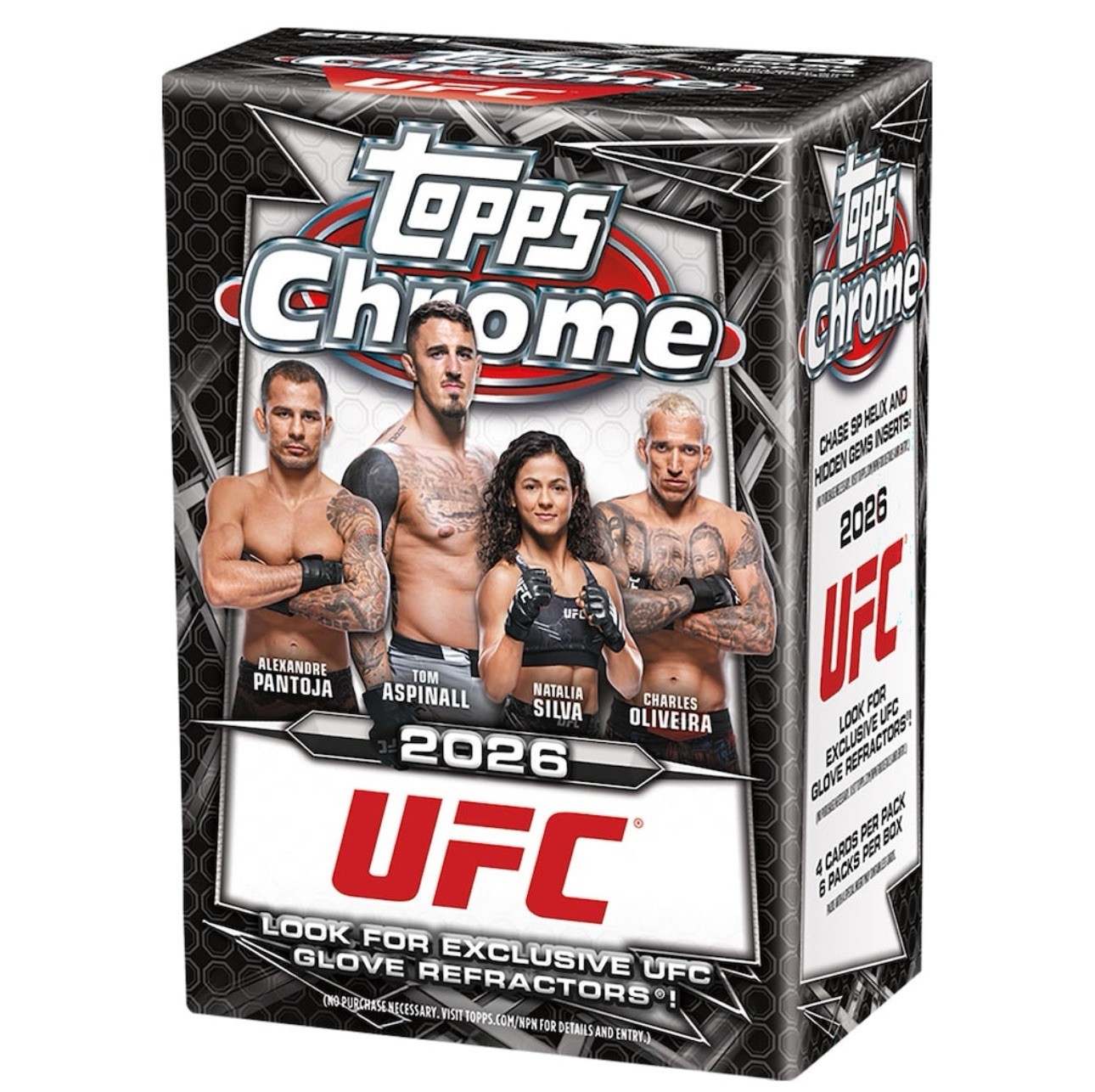 Topps 2026 Topps Chrome UFC Sealed Trading Card CASE