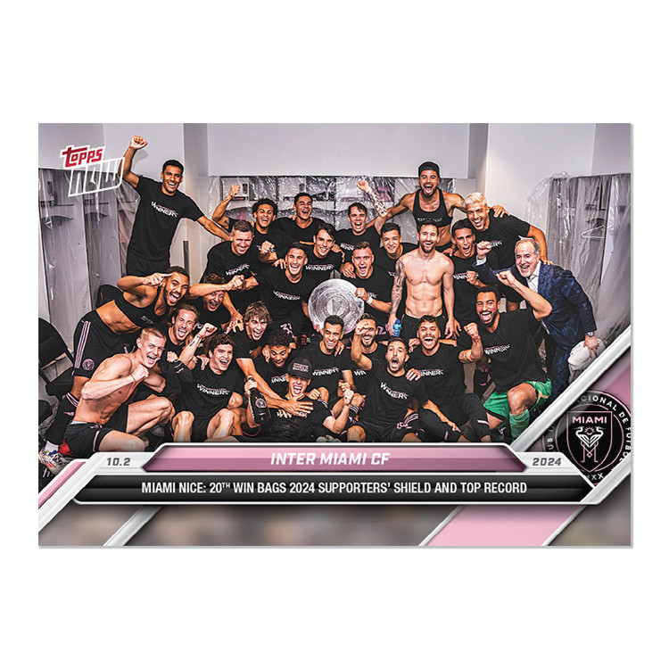 2024 Topps Now MLS #140 Lionel Messi Inter Miami CF PRESALE