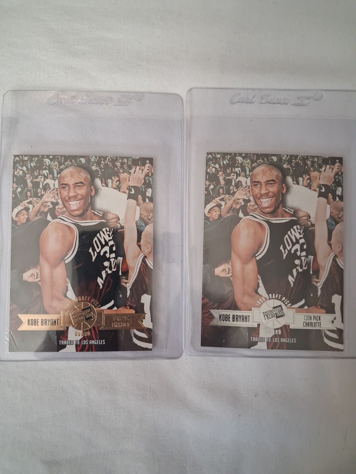 1996-97 Press Pass Kobe Bryant #13 ROOKIE CARD RC Lot SWISHHH SILVER Parallel 🔥